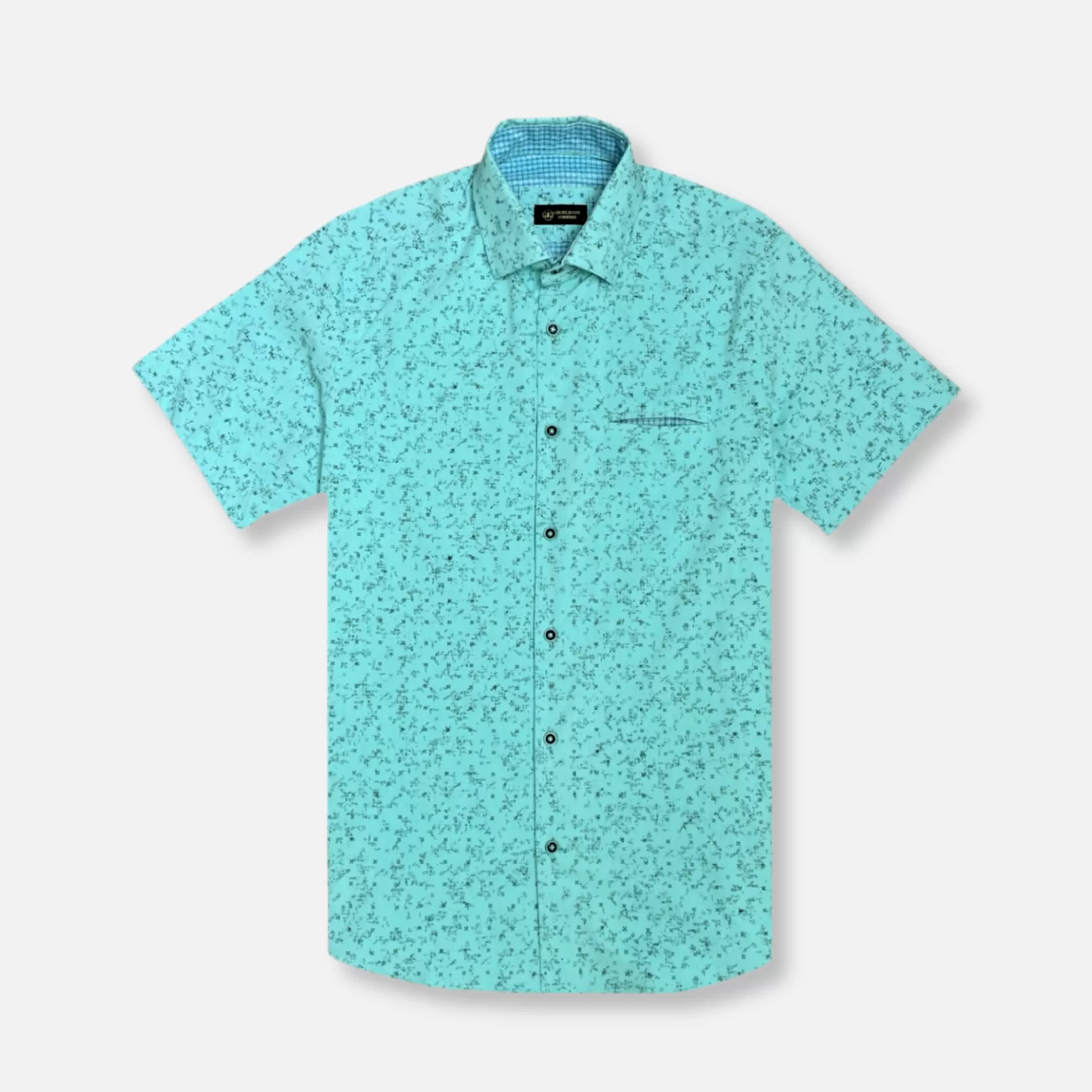 New Edition Fashion Button Downs-Gulfport Short Sleeve Button Down Mint