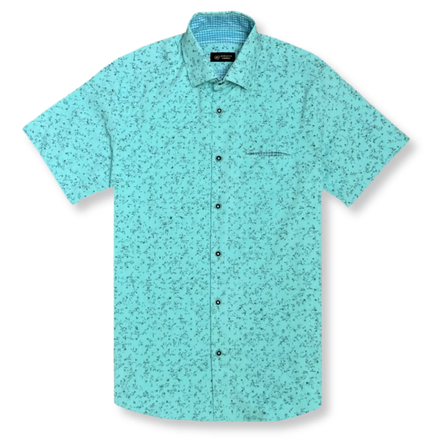 New Edition Fashion Button Downs-Gulfport Short Sleeve Button Down Mint