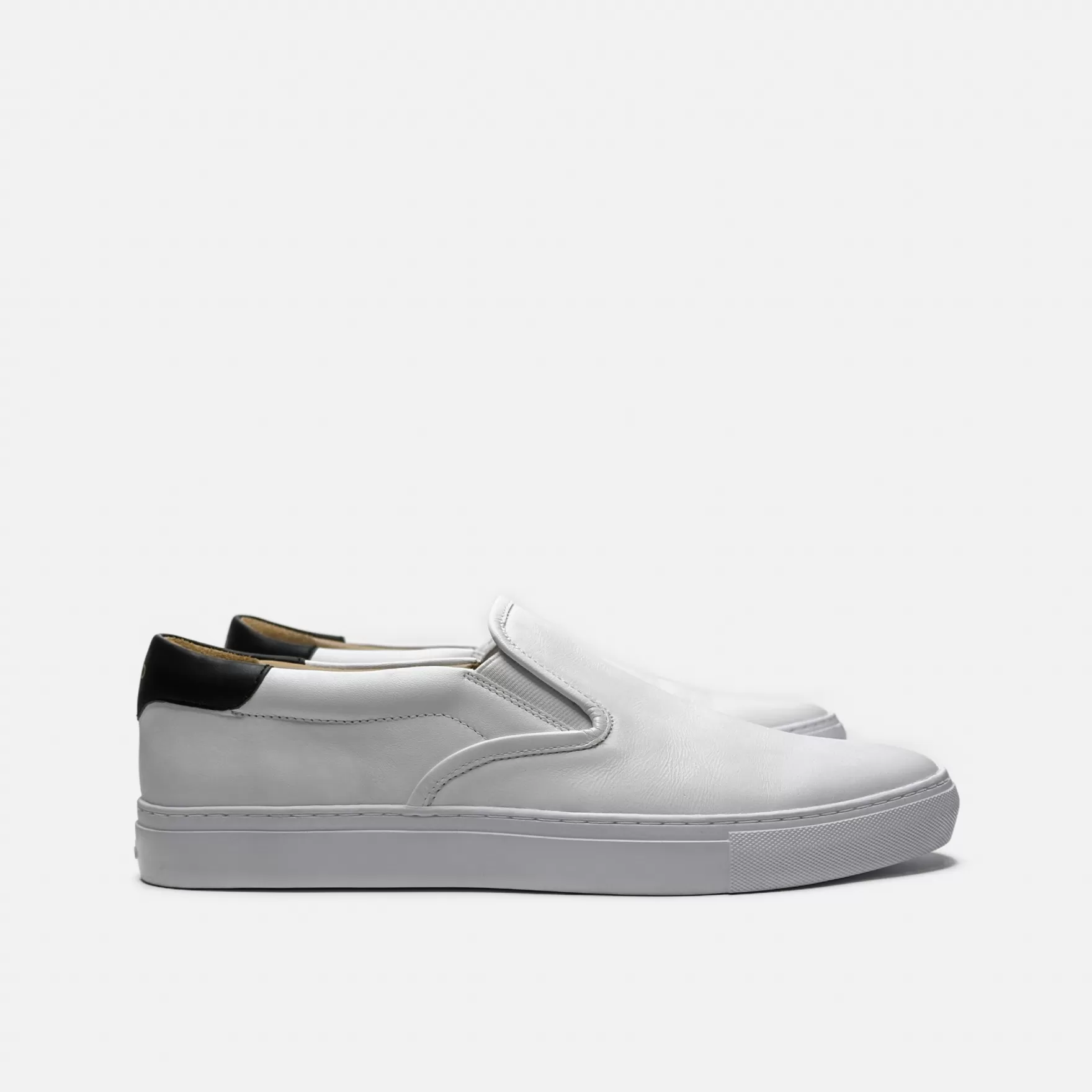 New Edition Fashion Casual Shoes | Sneakers-Jermain Nappa Slip On Sneakers White