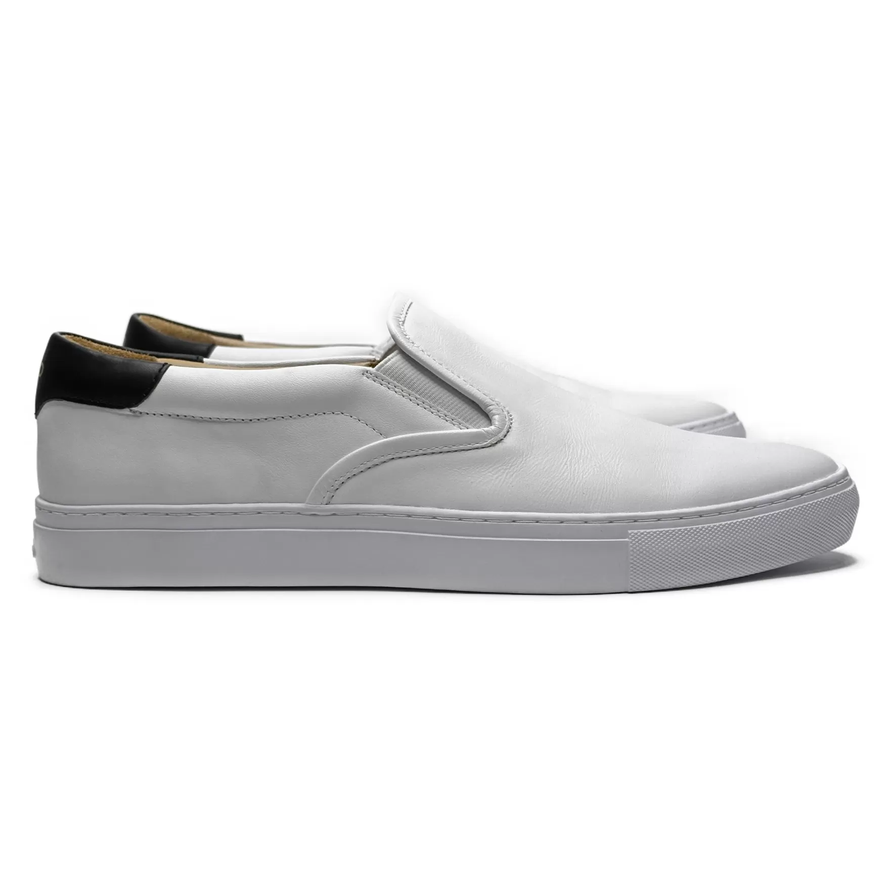 New Edition Fashion Casual Shoes | Sneakers-Jermain Nappa Slip On Sneakers White