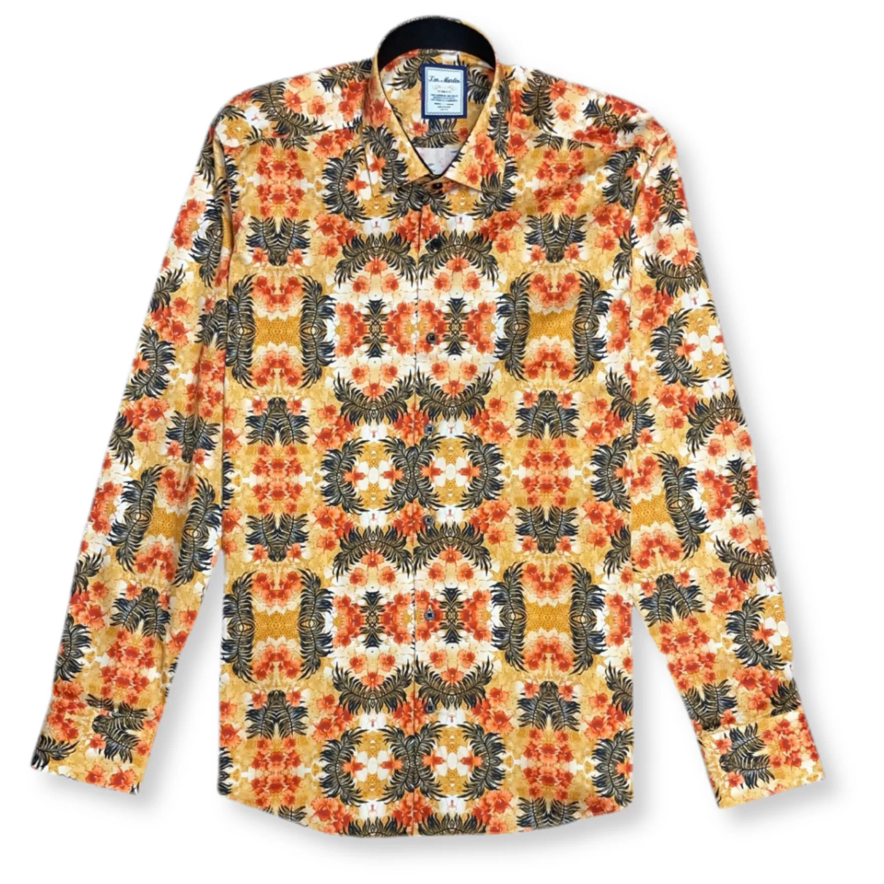 New Edition Fashion Button Downs-Jim Long Sleeve Button Down Shirt Multi