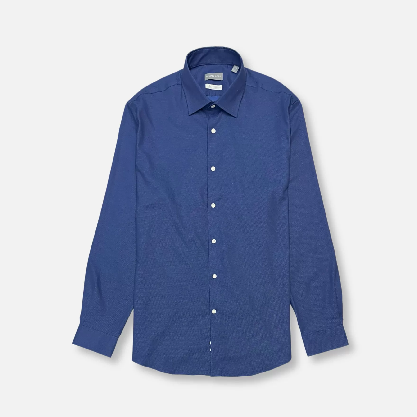 New Edition Fashion Dress Shirts-Kalman Air Soft Broadcloth Shirt Navy