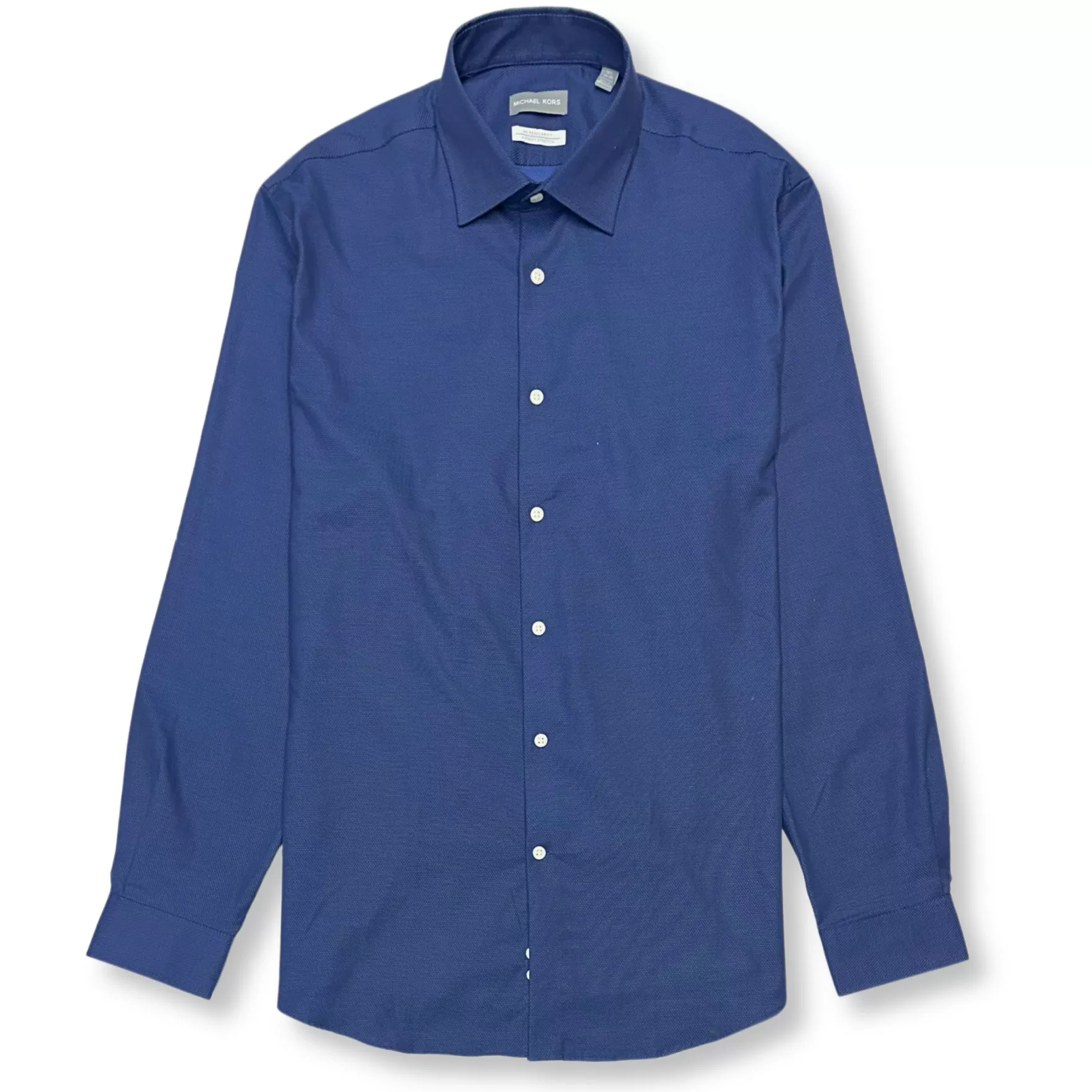 New Edition Fashion Dress Shirts-Kalman Air Soft Broadcloth Shirt Navy