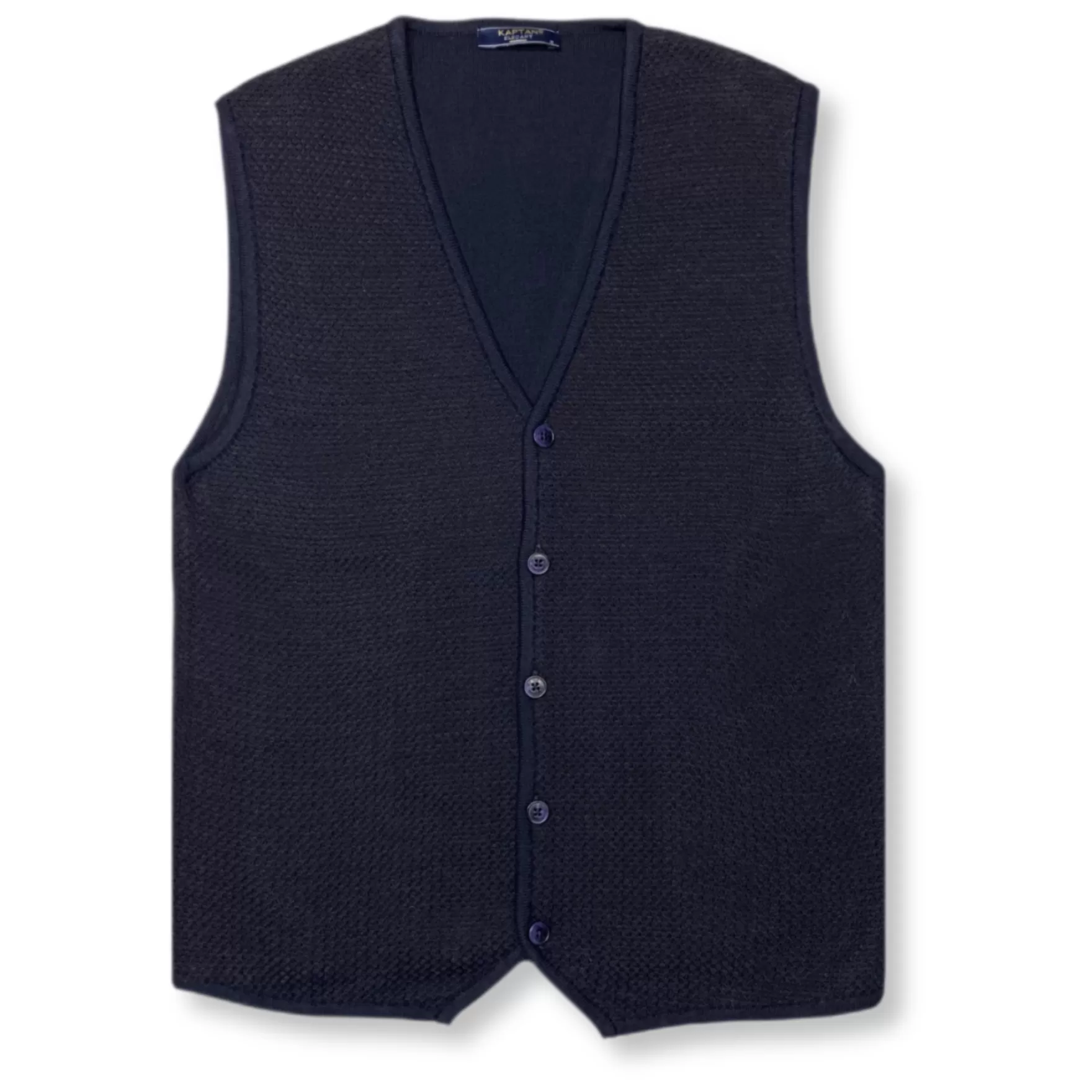 New Edition Fashion Vests-Kingsley Knit Vest Navy