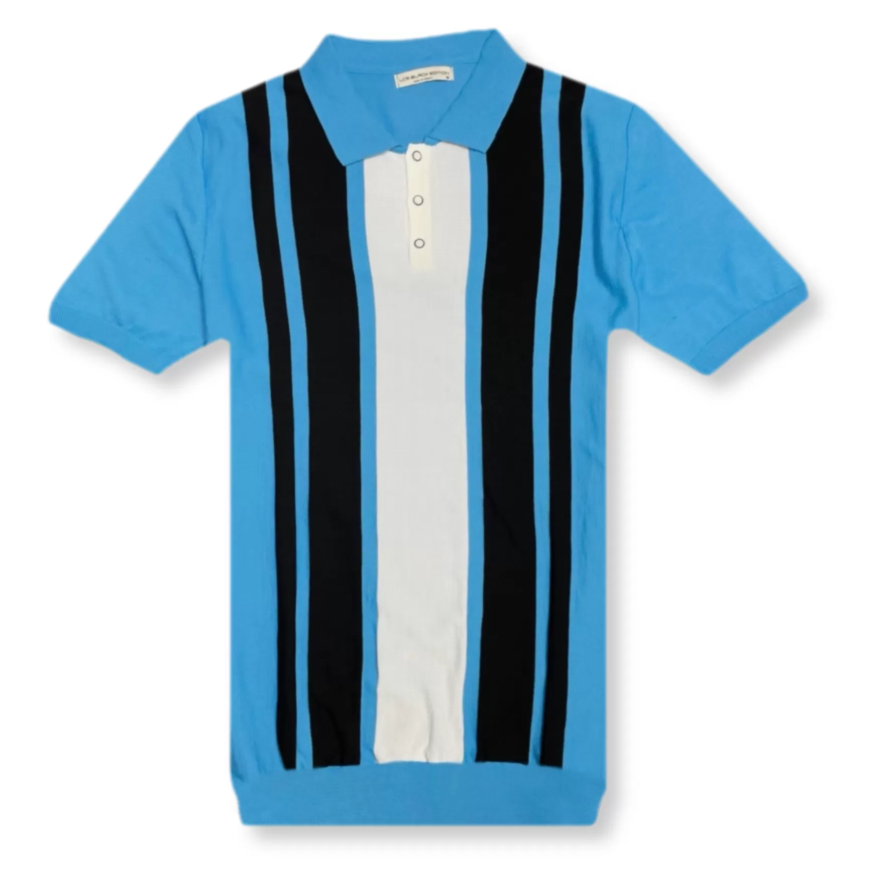 New Edition Fashion Polos-Laramie Knitted Polo Shirt Turquoise