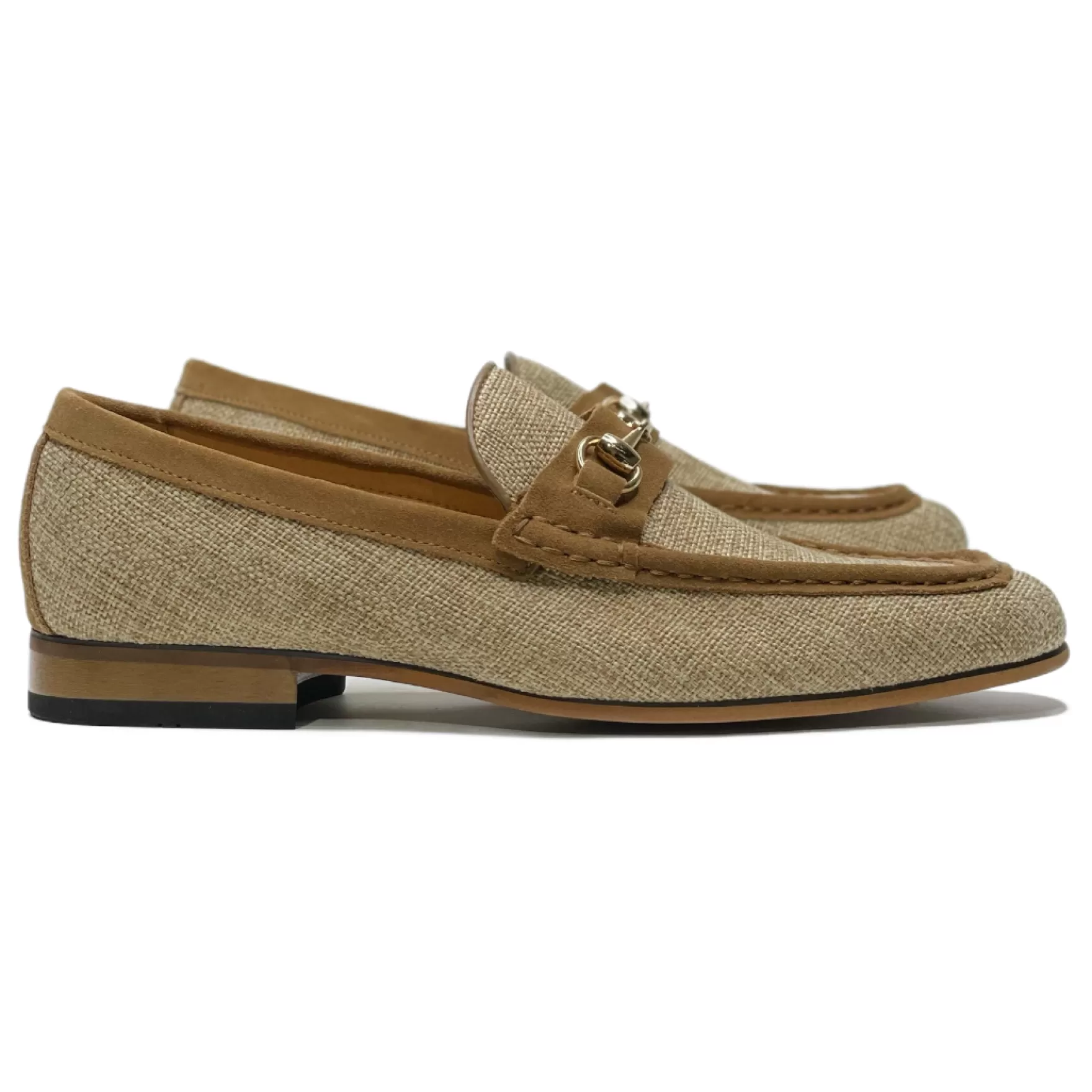 New Edition Fashion Formal Shoes-Laurence Bit Loafers Beige