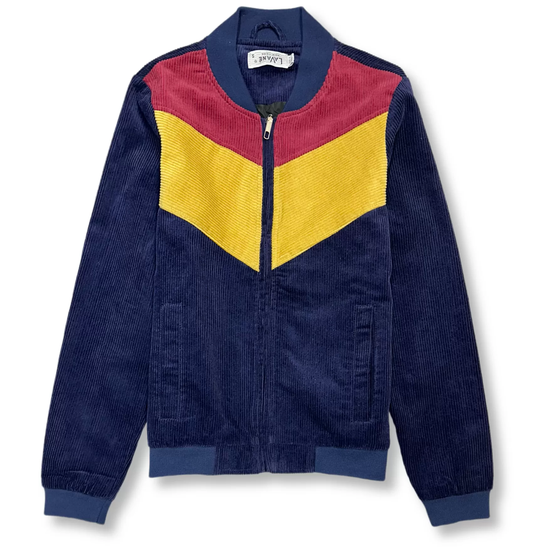 New Edition Fashion Coats & Outerwear-Lefferts Corduroy Baseball Jacket Navy