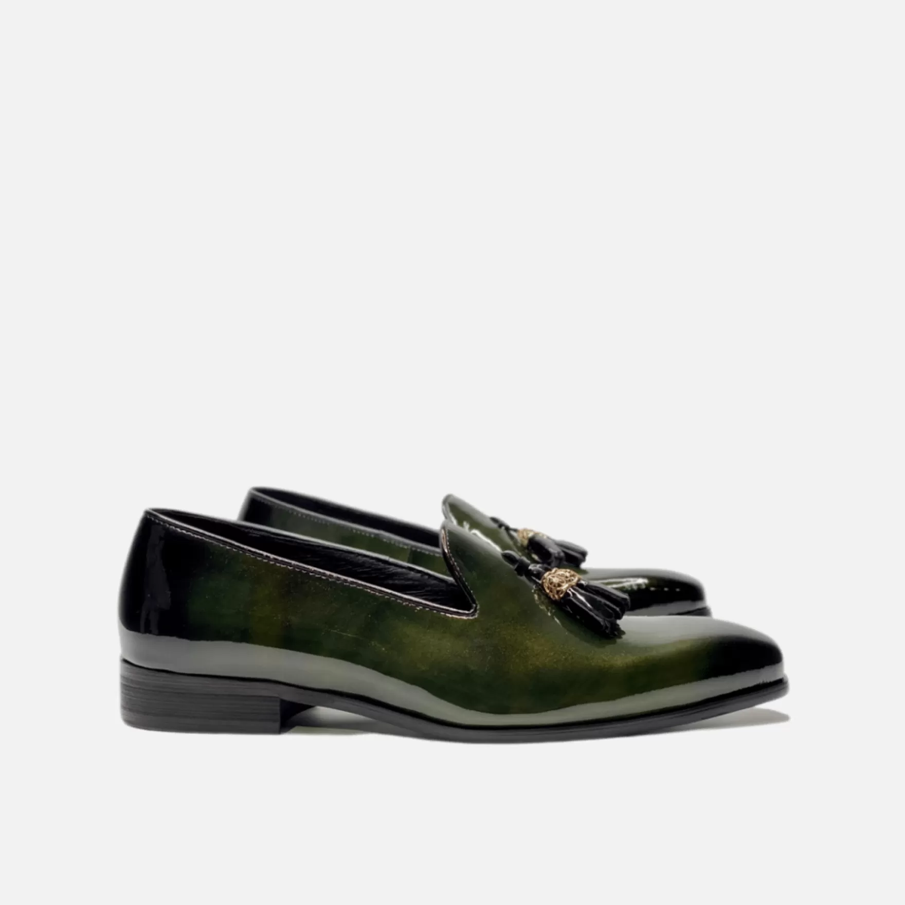 New Edition Fashion Formal Shoes | Loafers & Slip Ons-Lincoln Slip On Dress Shoes Olive