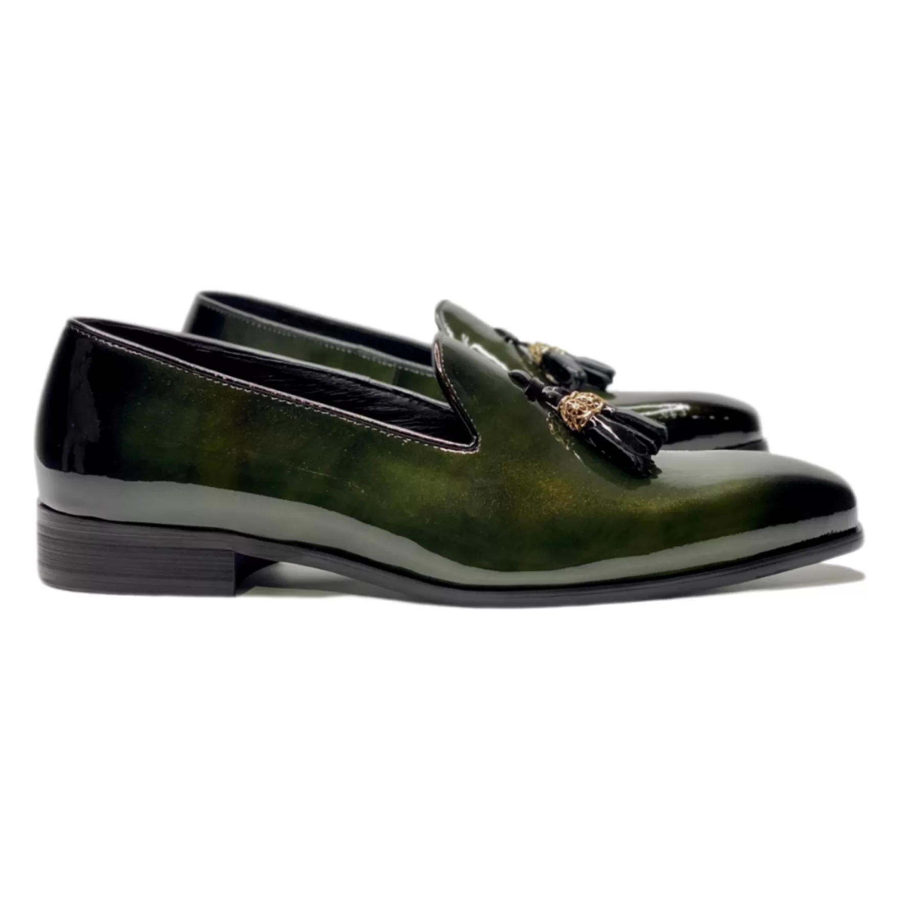 New Edition Fashion Formal Shoes | Loafers & Slip Ons-Lincoln Slip On Dress Shoes Olive