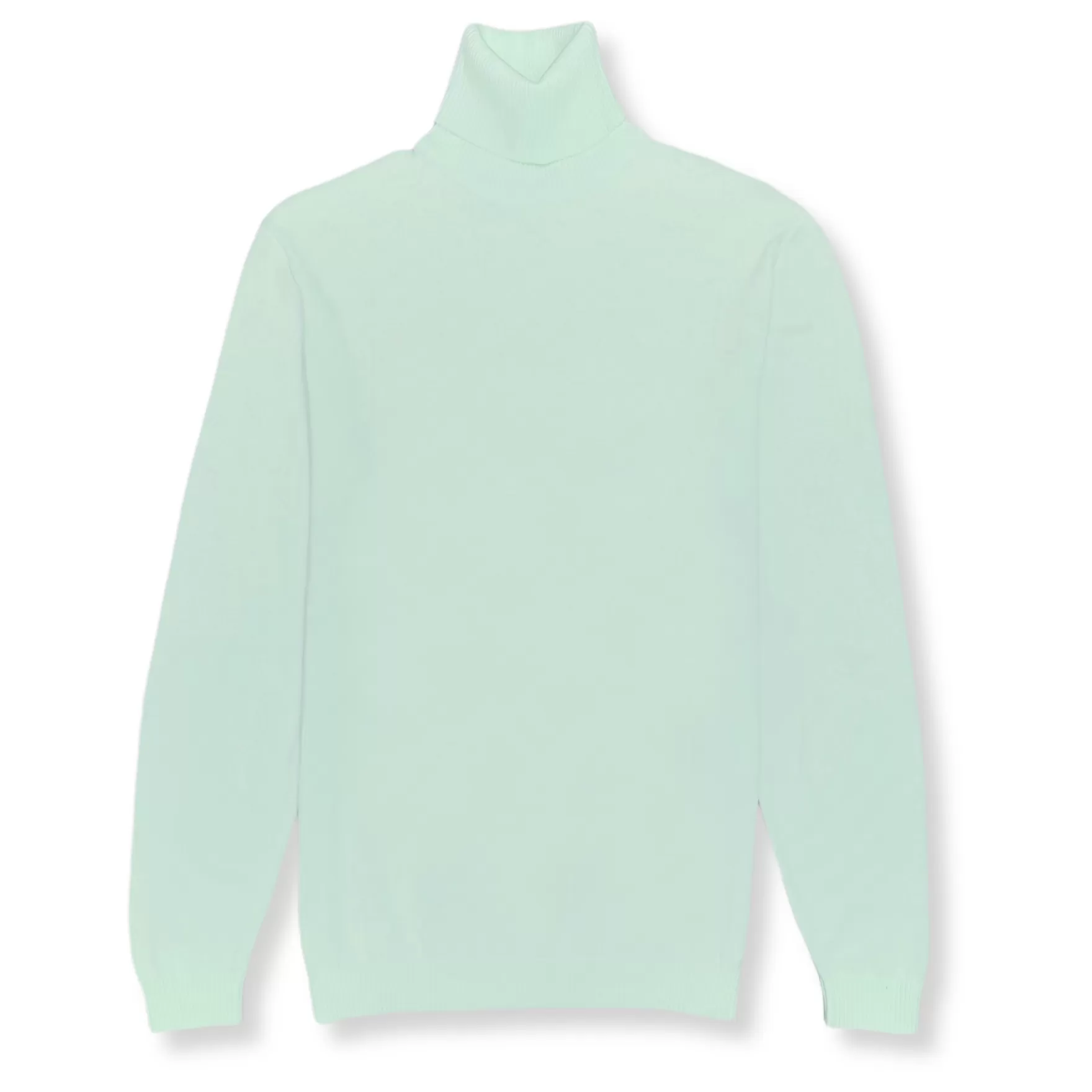 New Edition Fashion Sweaters-London Solid Turtleneck Mint