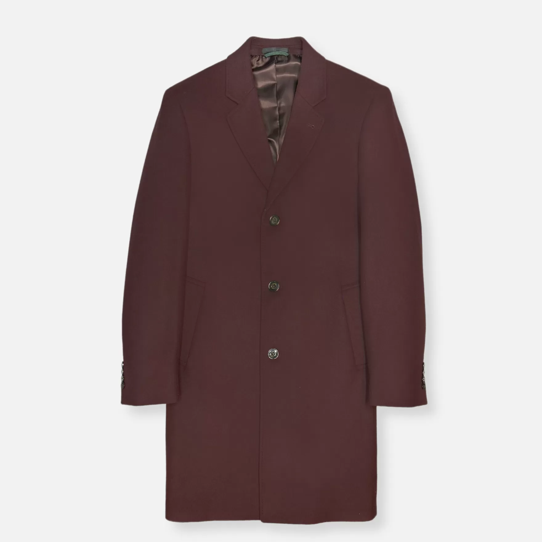 New Edition Fashion Coats & Outerwear-Luther Top Coat Wine