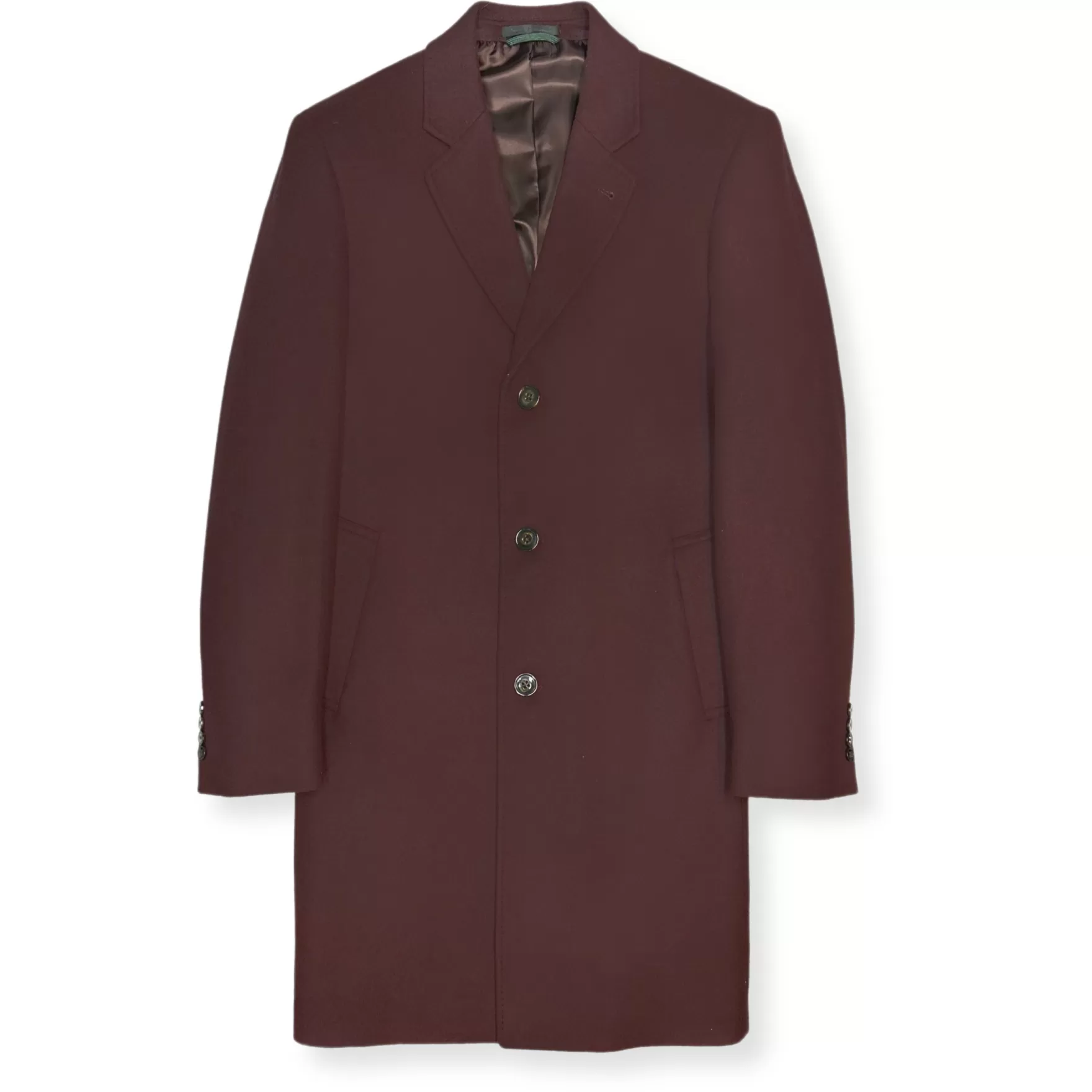 New Edition Fashion Coats & Outerwear-Luther Top Coat Wine