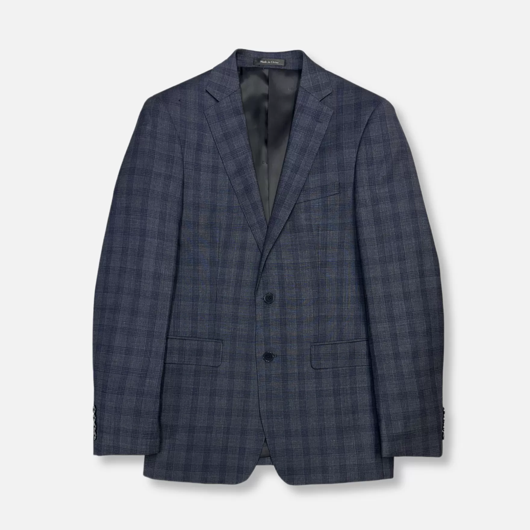 New Edition Fashion Suits-Mabry Plaid Suit Navy