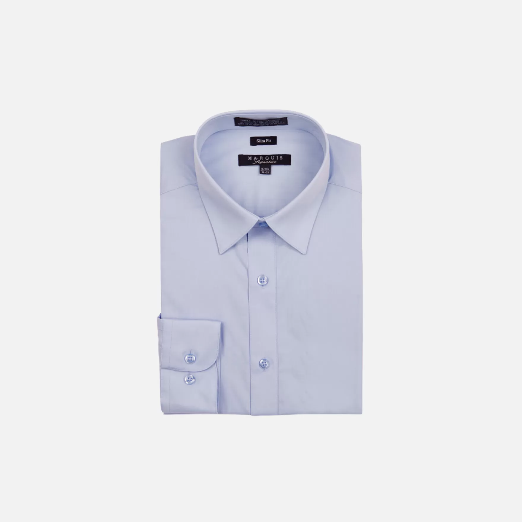 New Edition Fashion Dress Shirts-Maddox Slim Fit Dress Shirt Light Blue