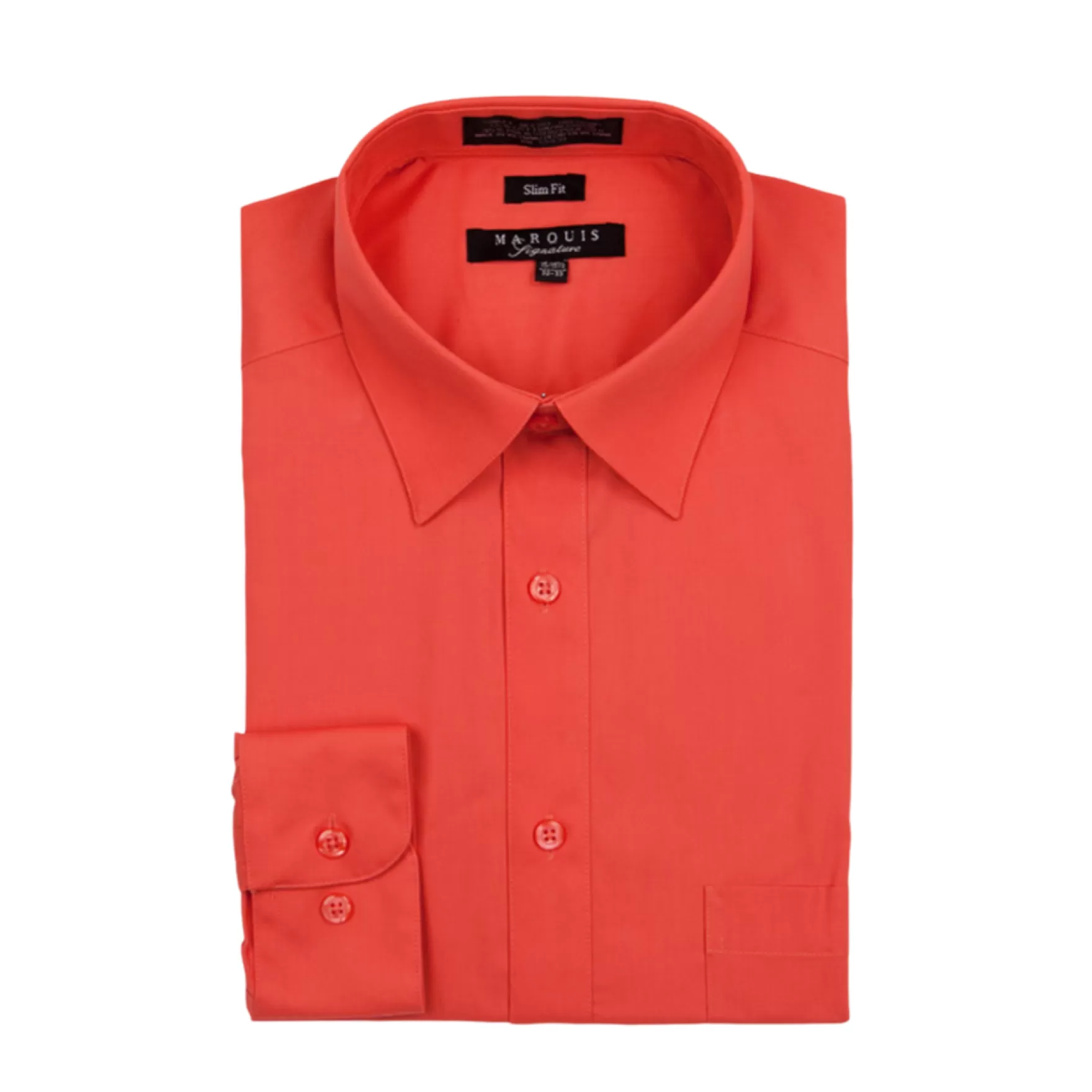 New Edition Fashion Dress Shirts-Maddox Slim Fit Dress Shirt Salmon