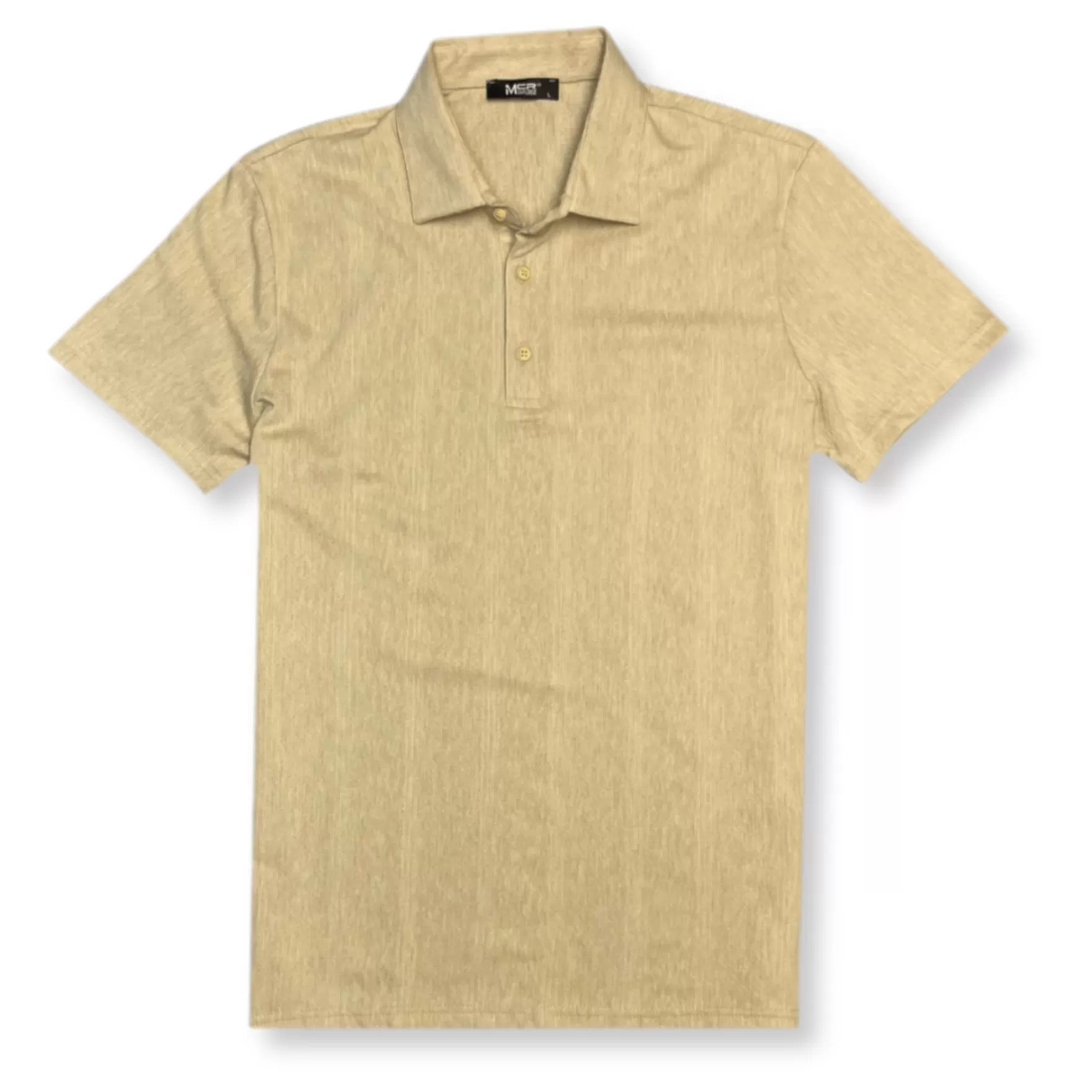 New Edition Fashion Polos-Maggio Knitted Polo Shirt Beige