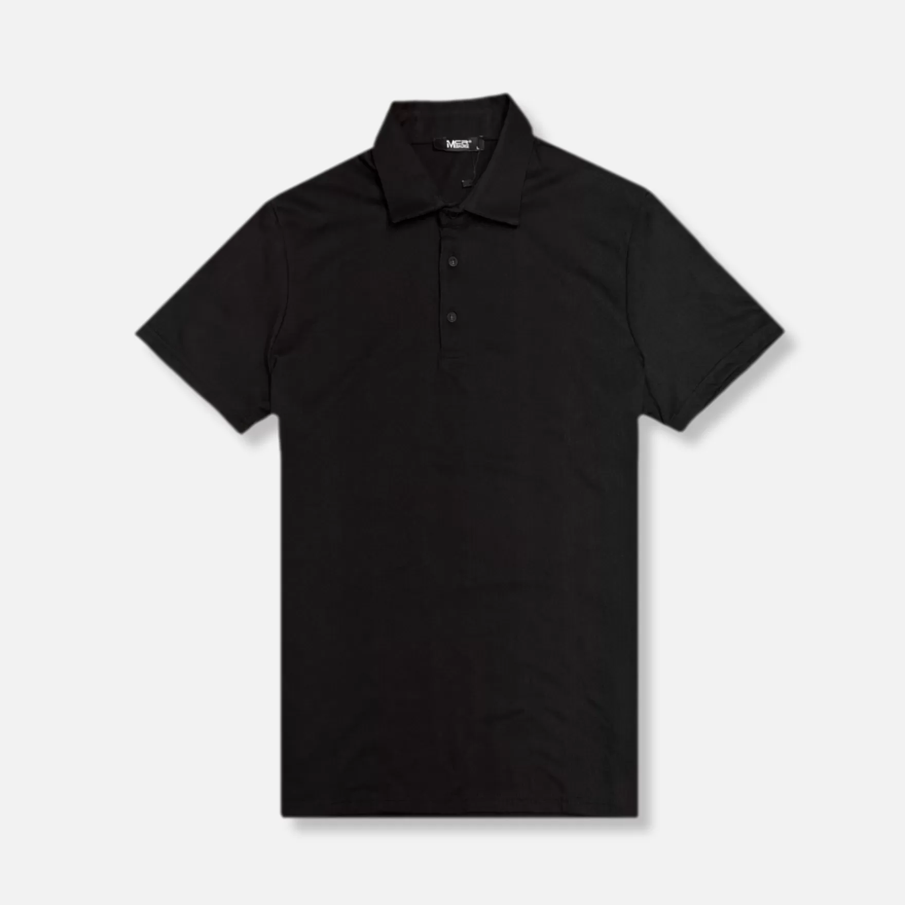 New Edition Fashion Button Downs | Polos-Maggio Knitted Polo Shirt Black