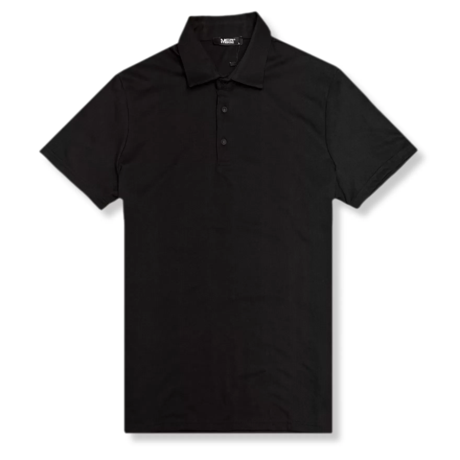 New Edition Fashion Button Downs | Polos-Maggio Knitted Polo Shirt Black