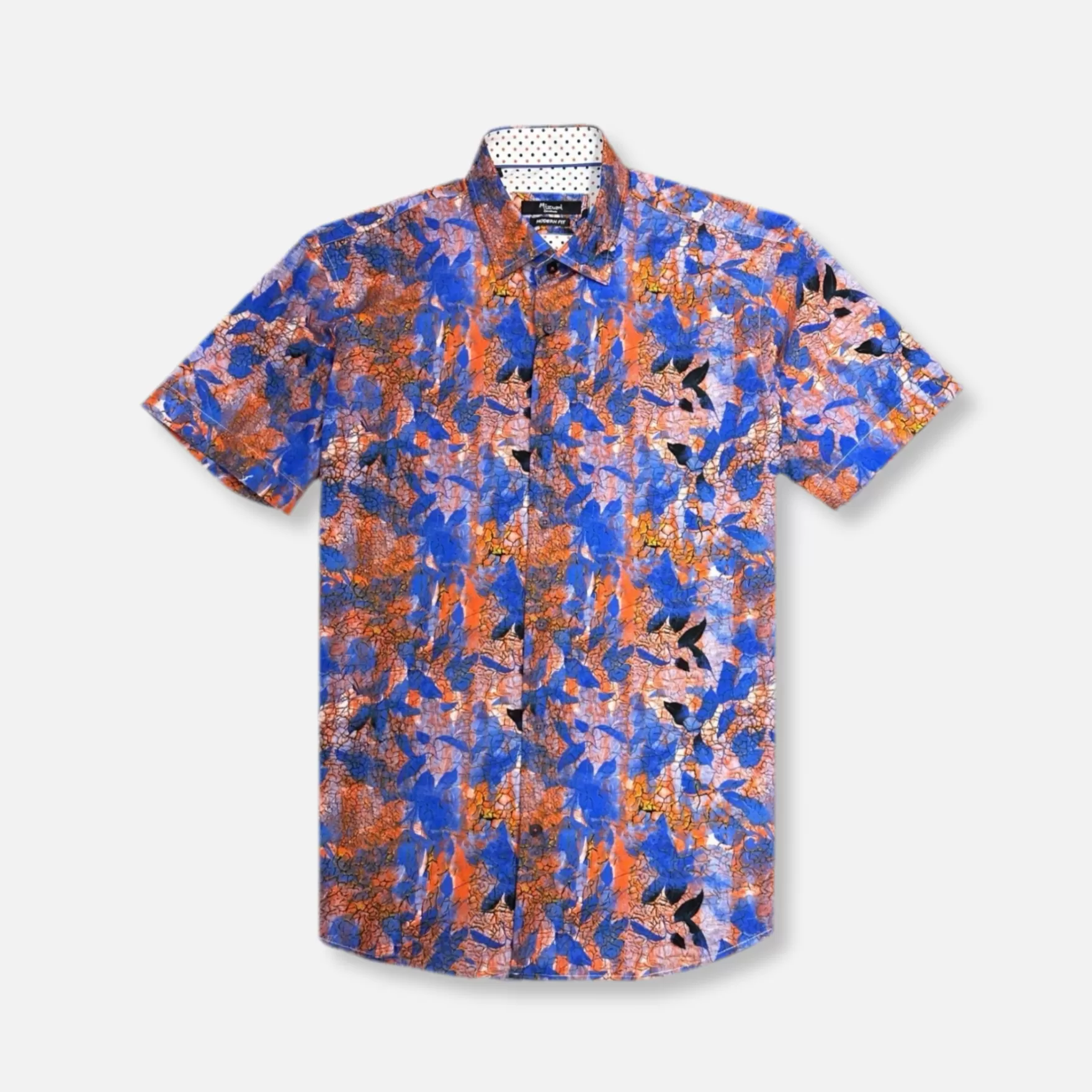 New Edition Fashion Button Downs-Marcellus Short Sleeve Shirt Royal