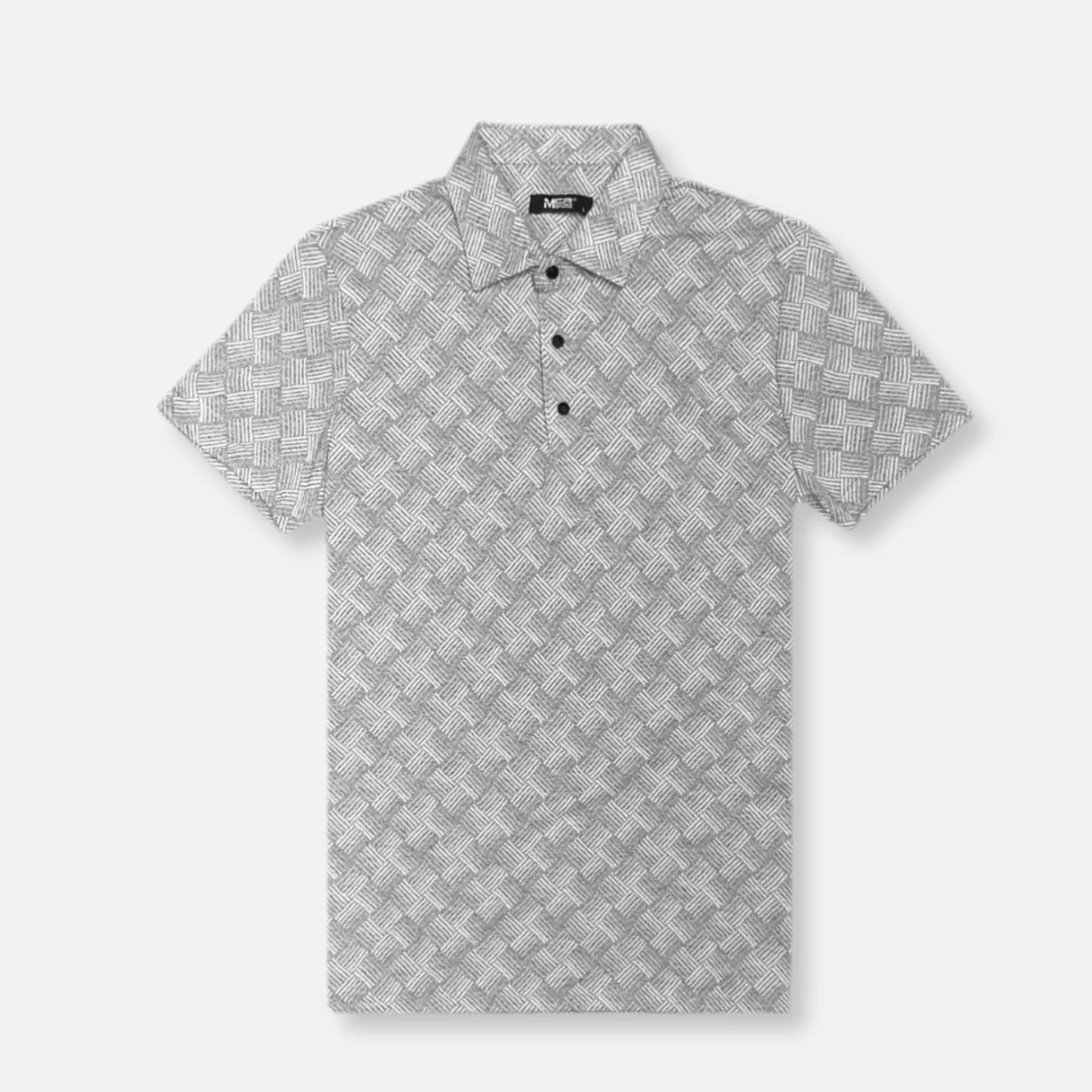 Needle & Thread Polos-Marino Knit Polo Shirt Grey