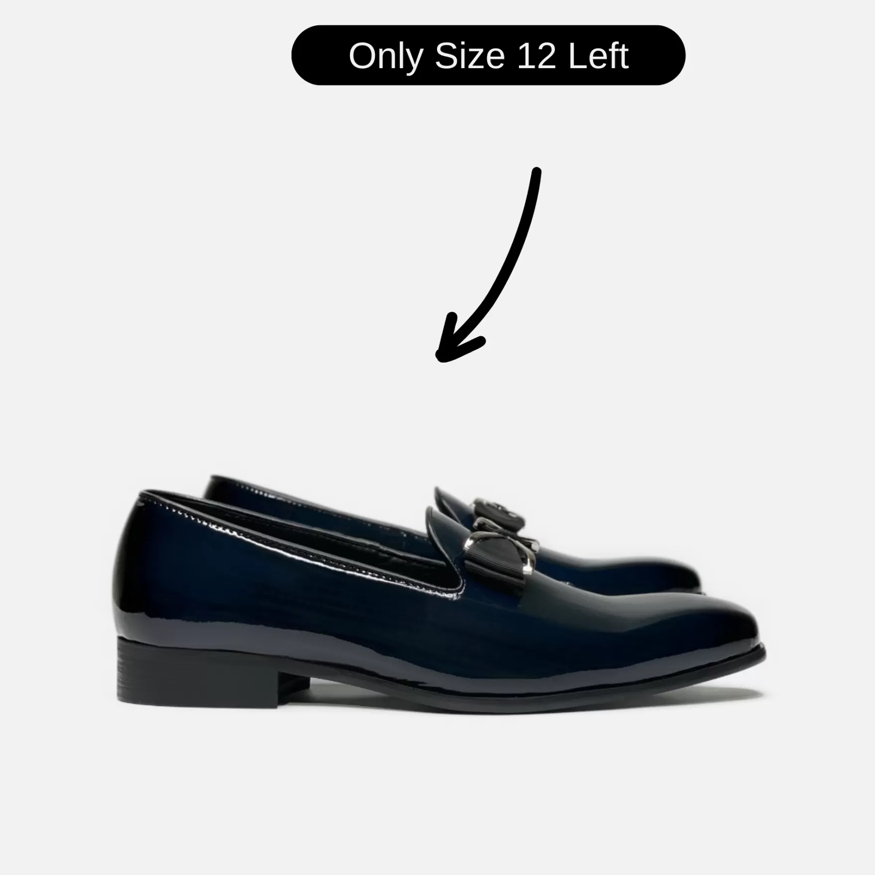 New Edition Fashion Formal Shoes | Loafers & Slip Ons-Maxwell Slip On Bow Dress Shoes Navy