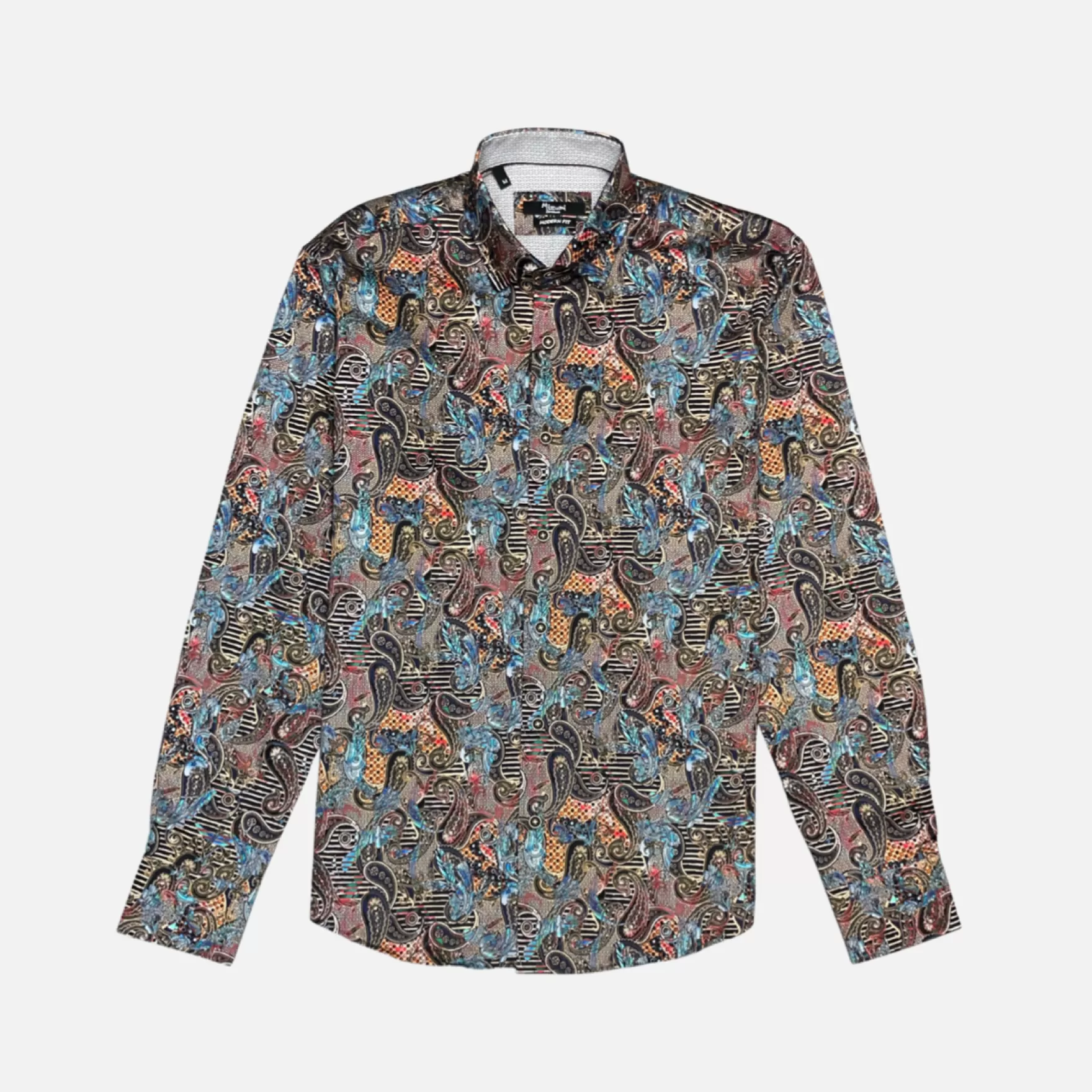 New Edition Fashion Button Downs-Milroy Long Sleeve Shirt Multi