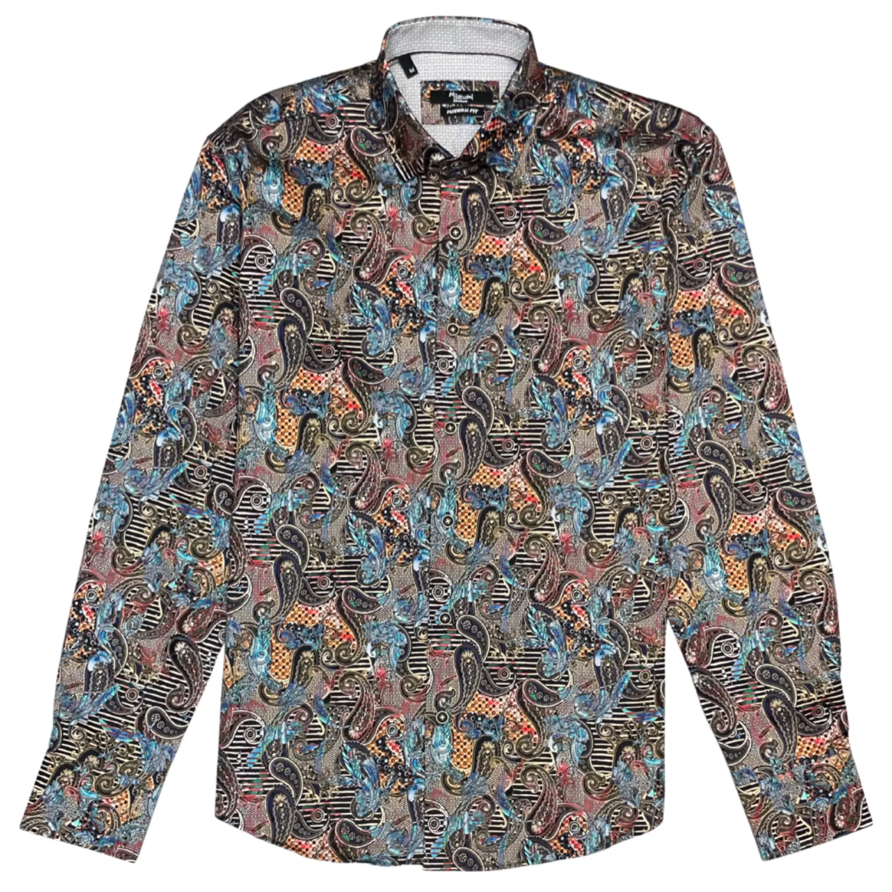 New Edition Fashion Button Downs-Milroy Long Sleeve Shirt Multi