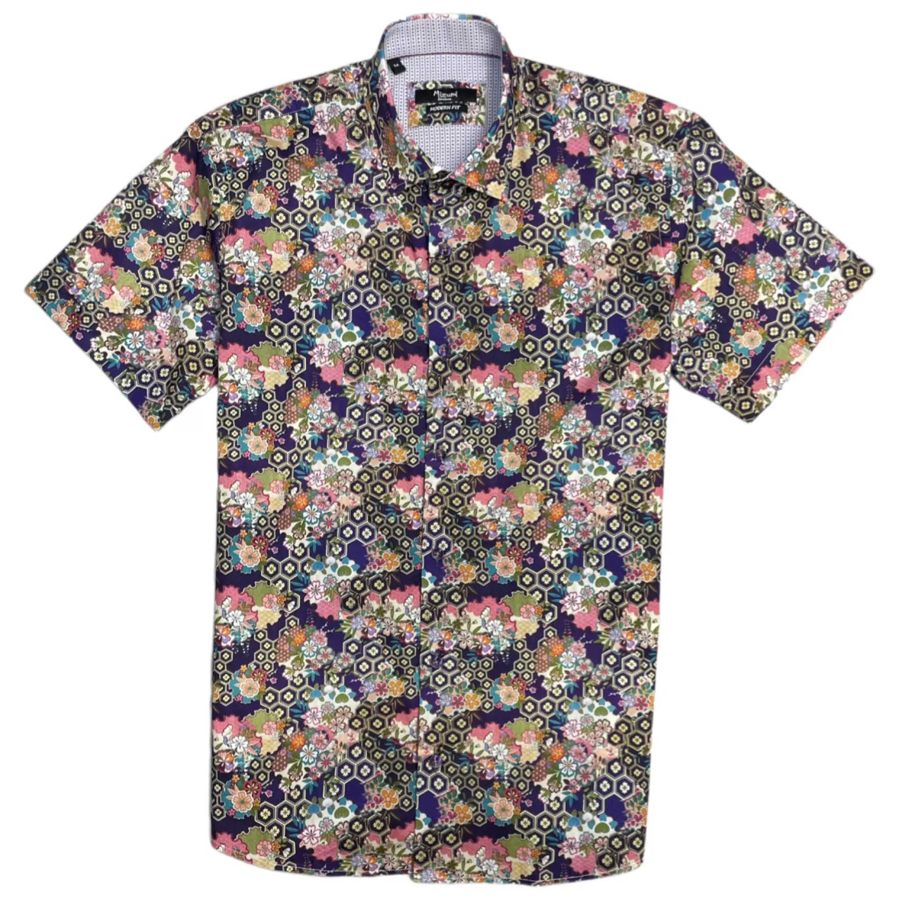 New Edition Fashion Button Downs-Minoru Short Sleeve Shirt Multi