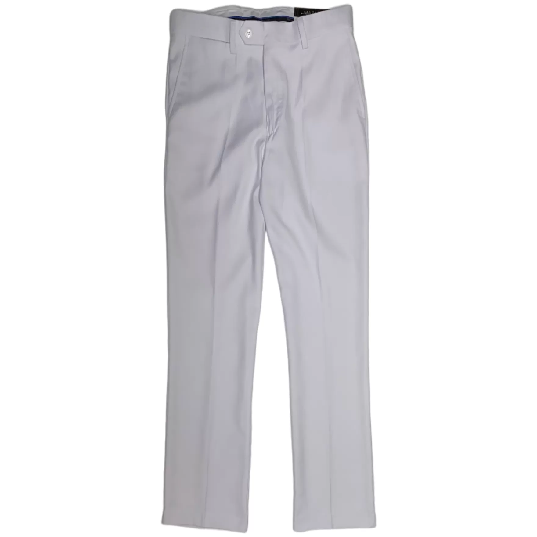 New Edition Fashion Dress Pants | Pants-Mister Solid Dress Pants White