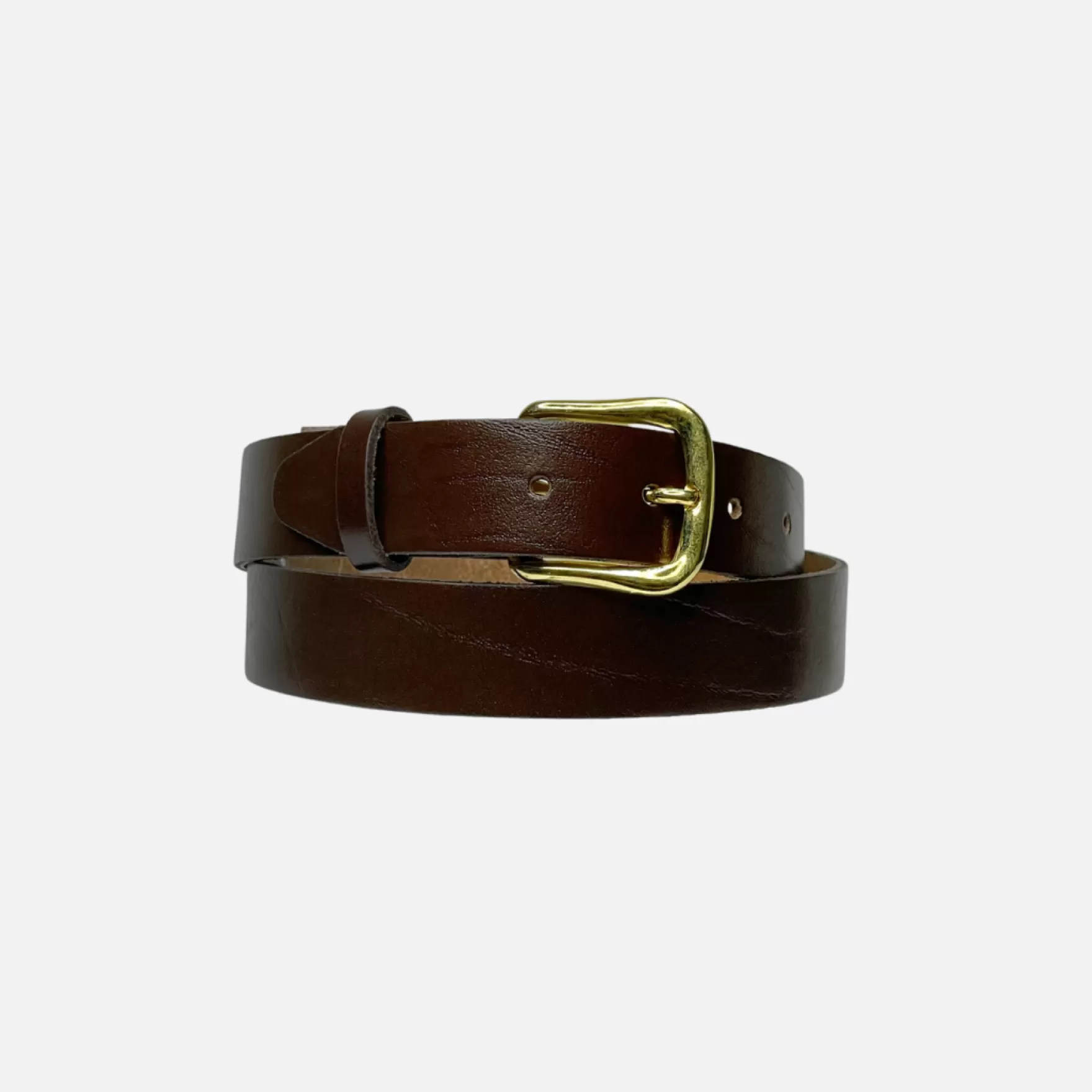 New Edition Fashion Belts-Nampa Classic Leather Belt Brown