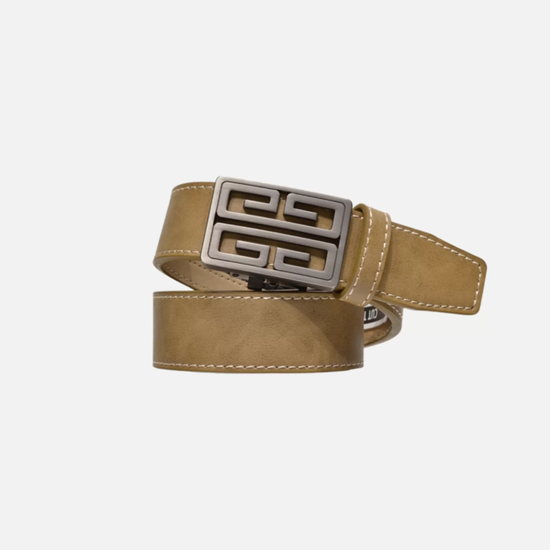 New Edition Fashion Belts-Nevan Casual Track Belt Camel