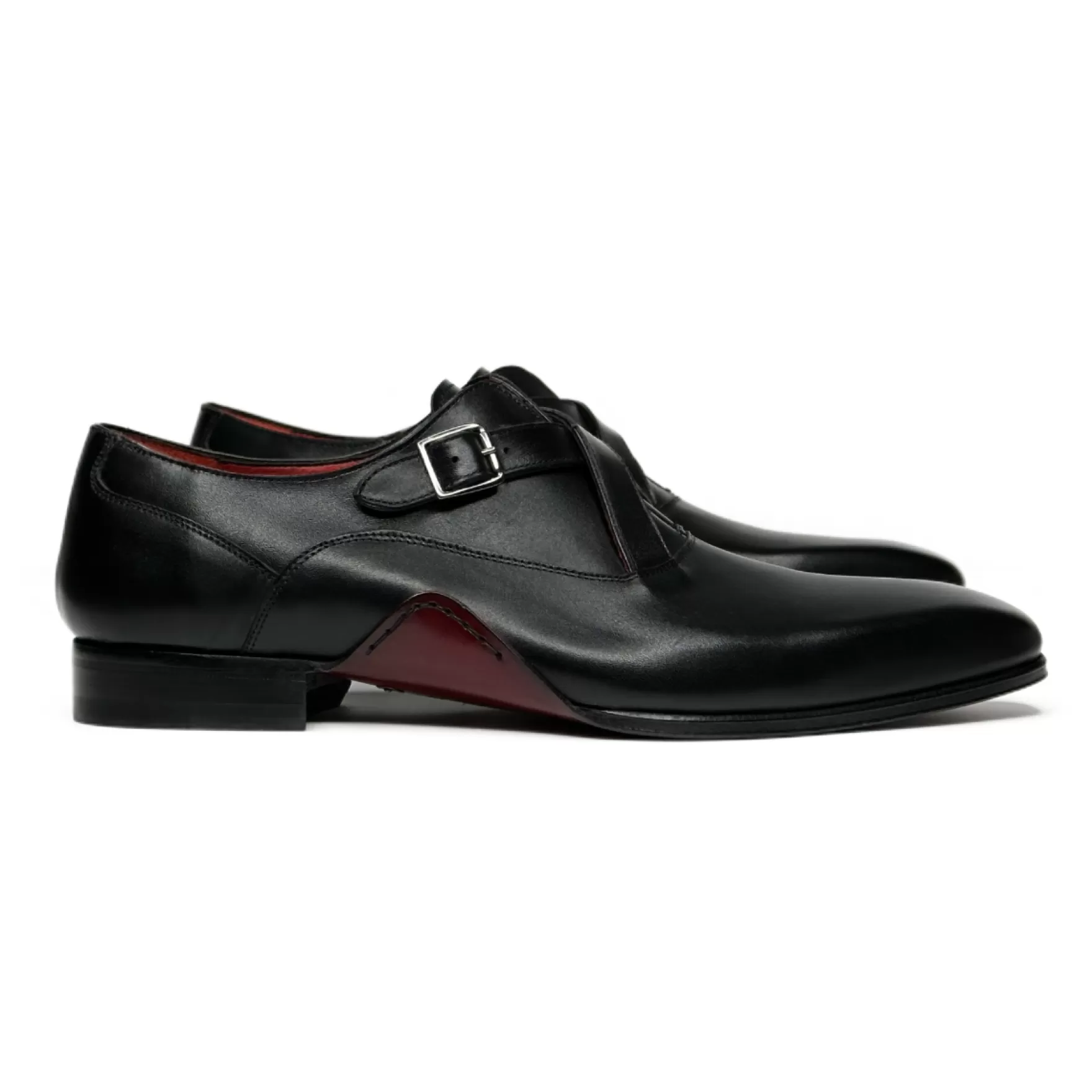 New Edition Fashion Formal Shoes | Loafers & Slip Ons-Opanka Cross Strap Slip On Shoes Black