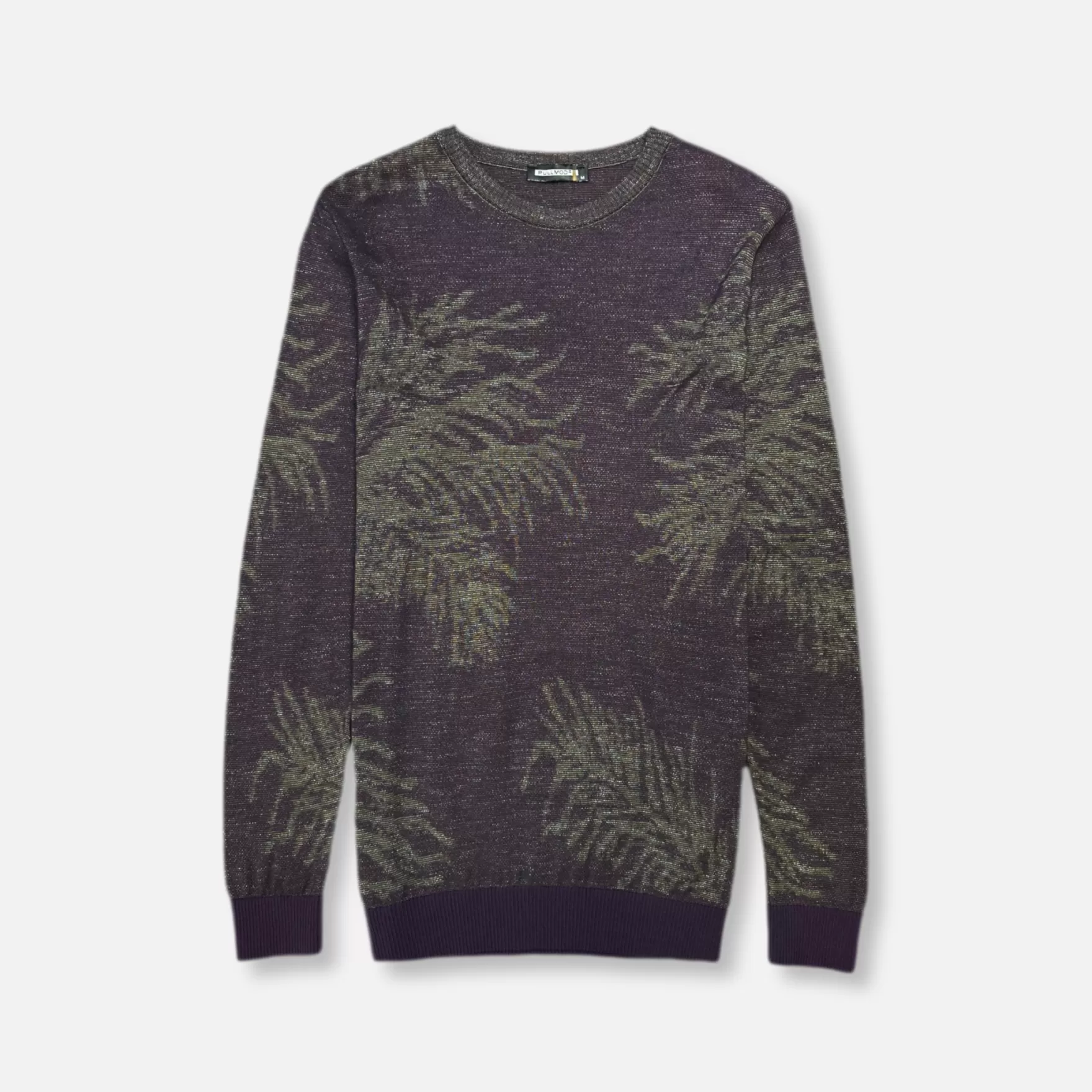 New Edition Fashion Sweaters-Phil Crewneck Pullover Plum