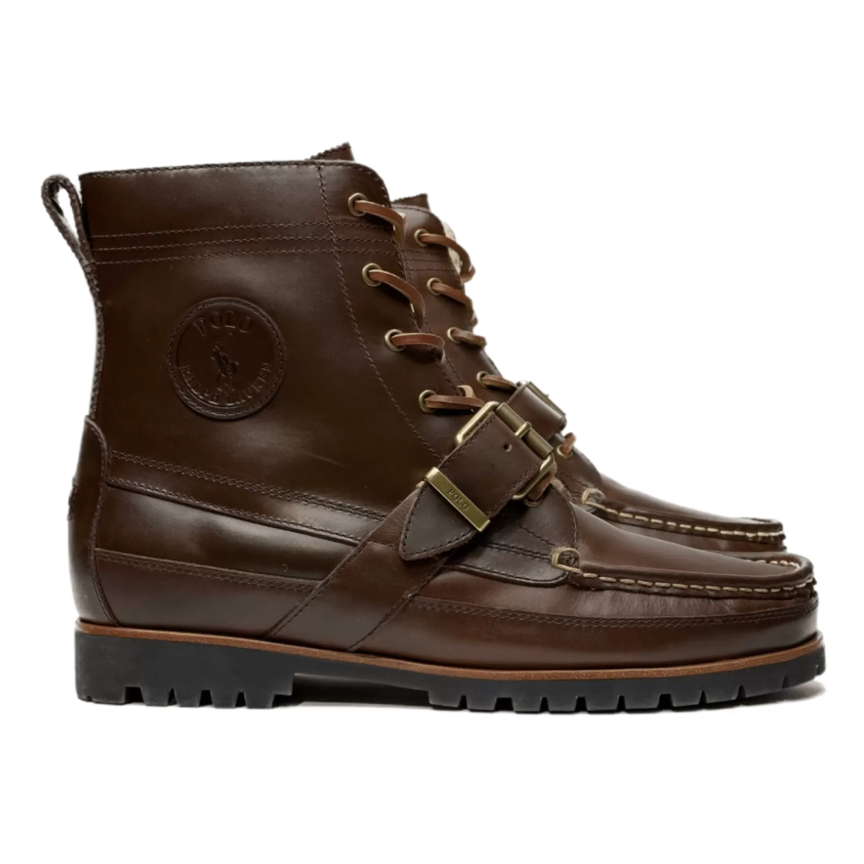 New Edition Fashion Boots | Casual Shoes-Ranger Faux Shearling Polo Boots Brown