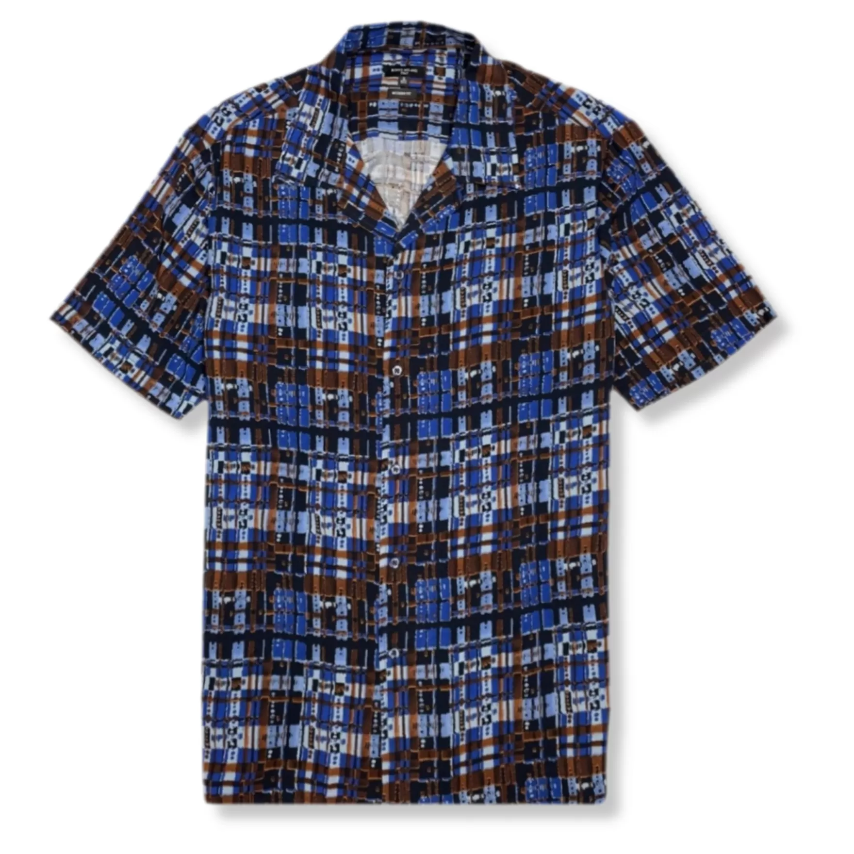 New Edition Fashion Button Downs-Ranson Short Sleeve Button Down Multi