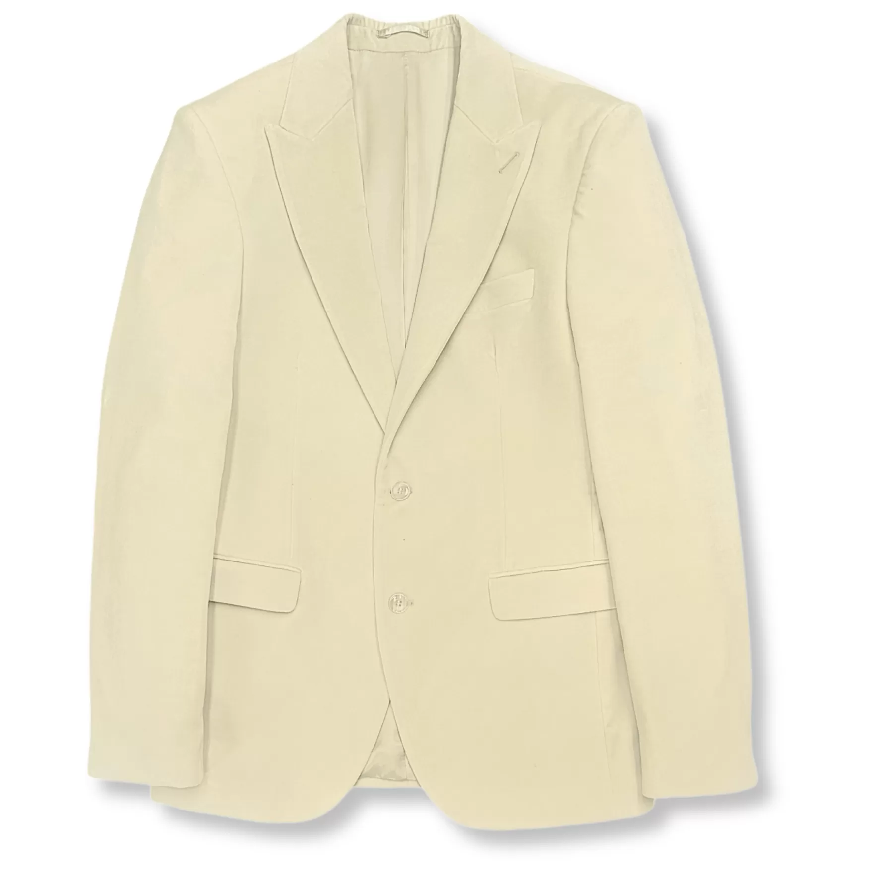 New Edition Fashion Blazers & Sportcoats-Raynor Velvet Slim Fit Blazer Beige