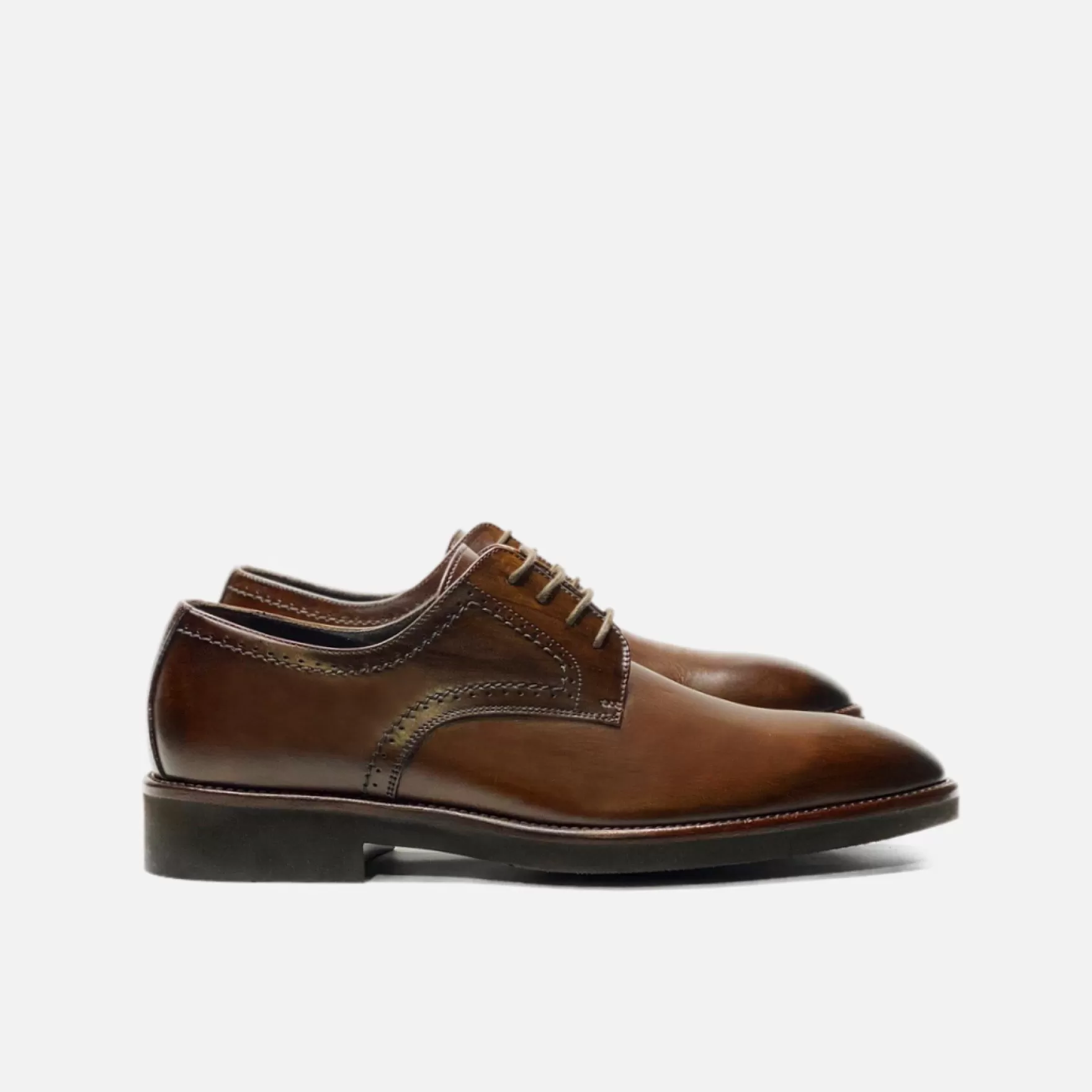 New Edition Fashion Casual Shoes | Formal Shoes-Ridgeland Plain Toe Shoes Brown