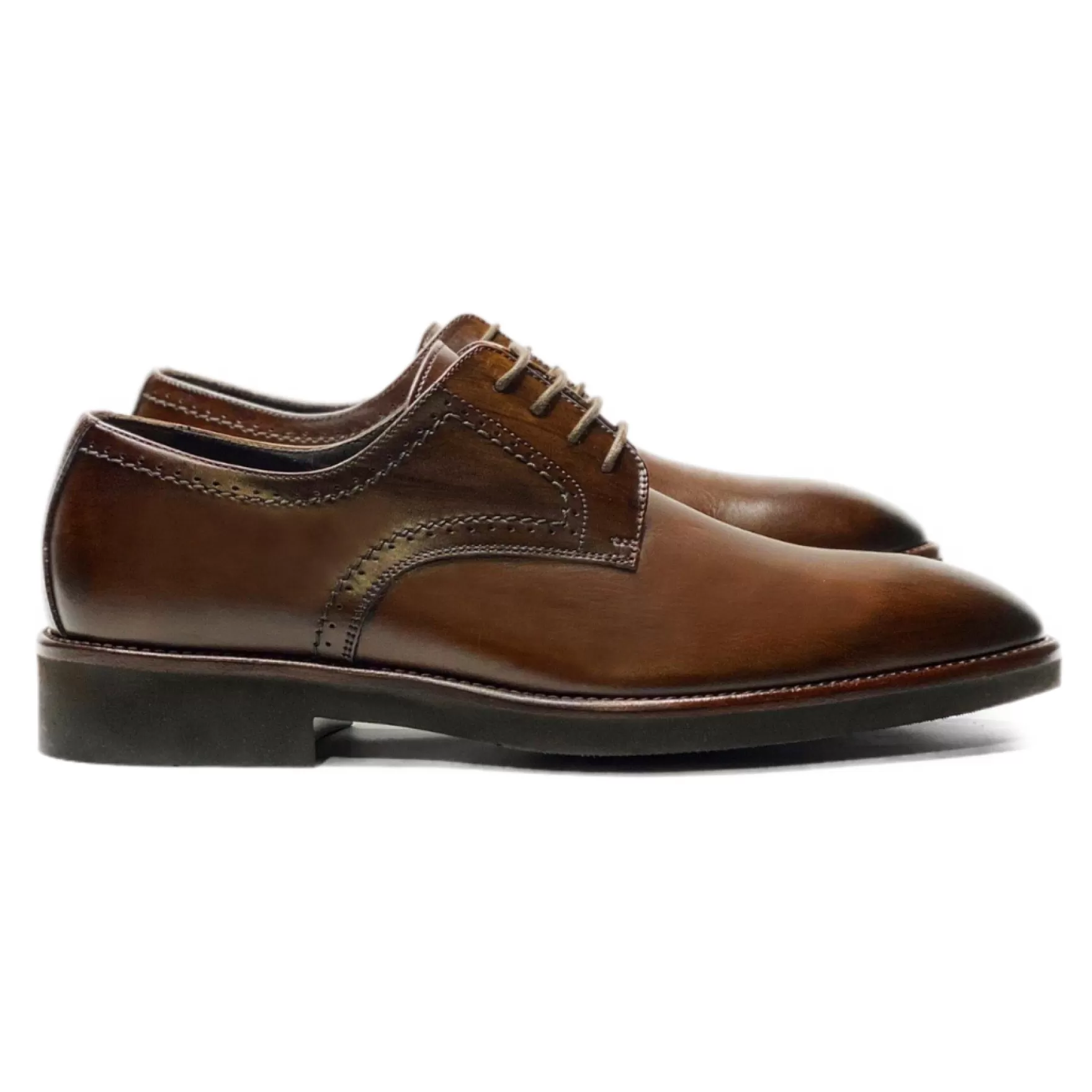 New Edition Fashion Casual Shoes | Formal Shoes-Ridgeland Plain Toe Shoes Brown