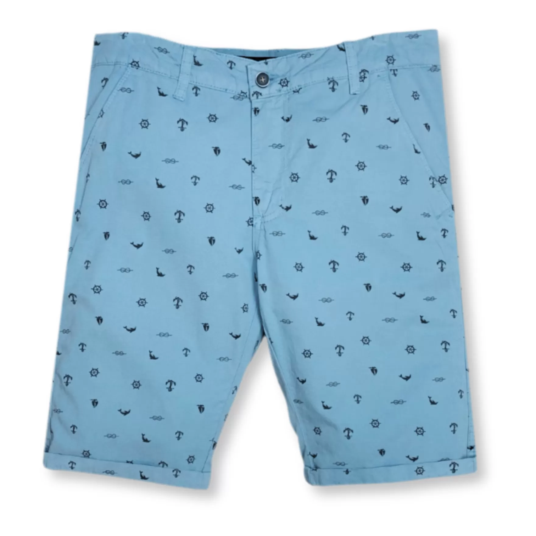 New Edition Fashion Pants | Shorts-Sailor Slim Shorts Blue