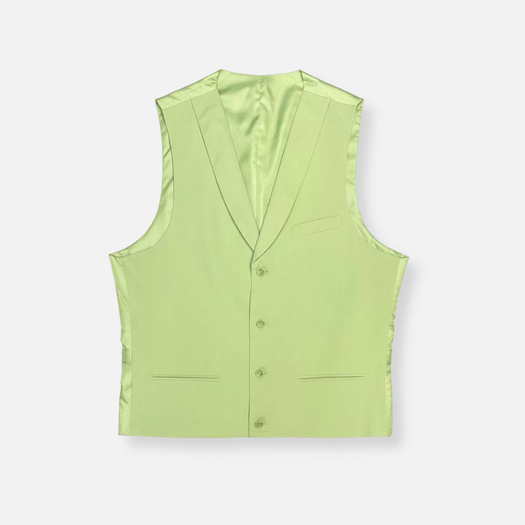 New Edition Fashion Vests-Sanders Shawl Collar Vest Green