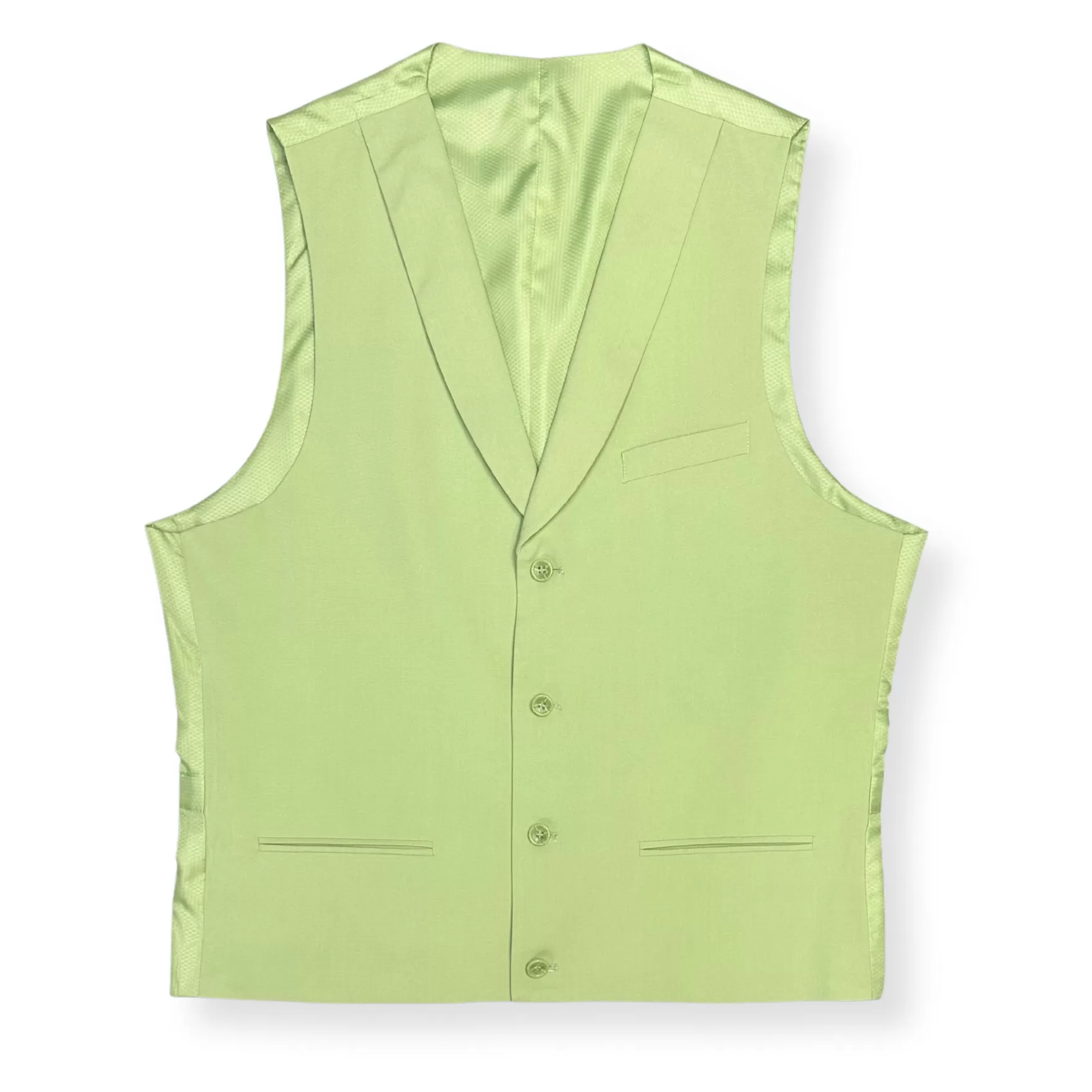 New Edition Fashion Vests-Sanders Shawl Collar Vest Green