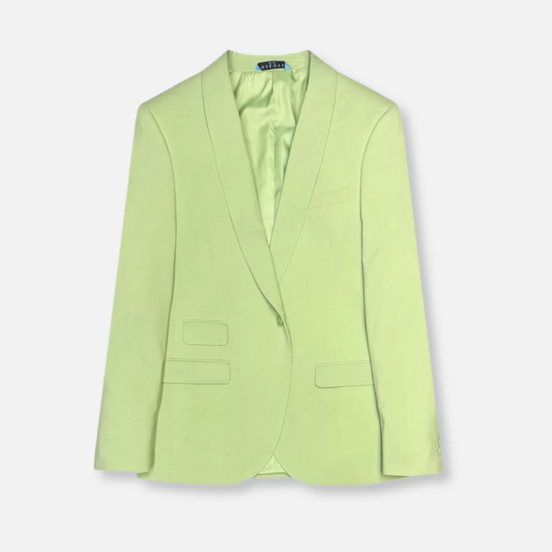 New Edition Fashion Suits-Santana Slim Fit Shawl Collar Suit Green