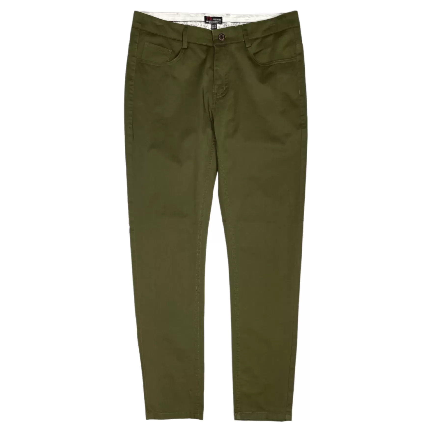 New Edition Fashion Pants-Seth Slim Solid Chino Olive