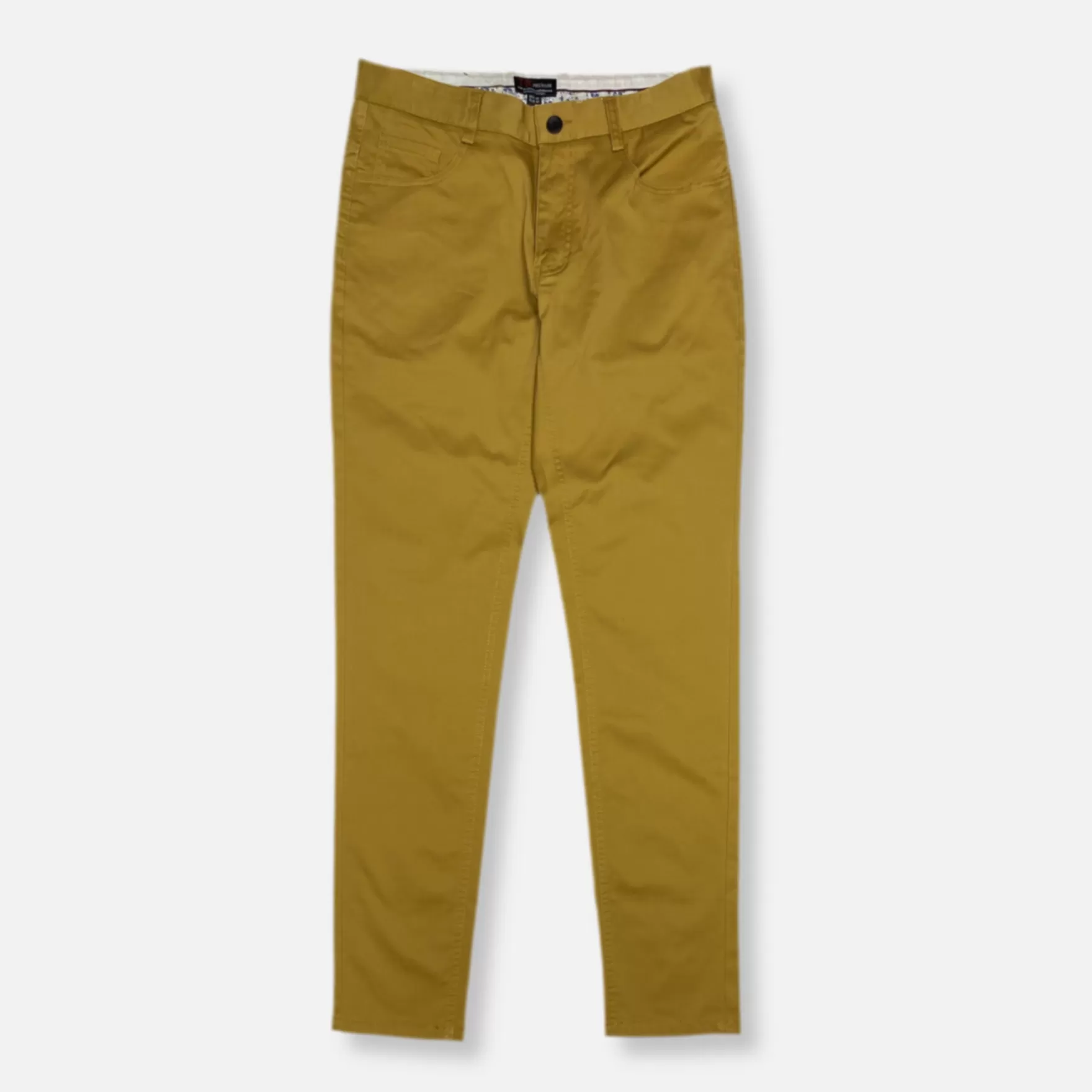 New Edition Fashion Pants-Seth Slim Solid Chino Khaki