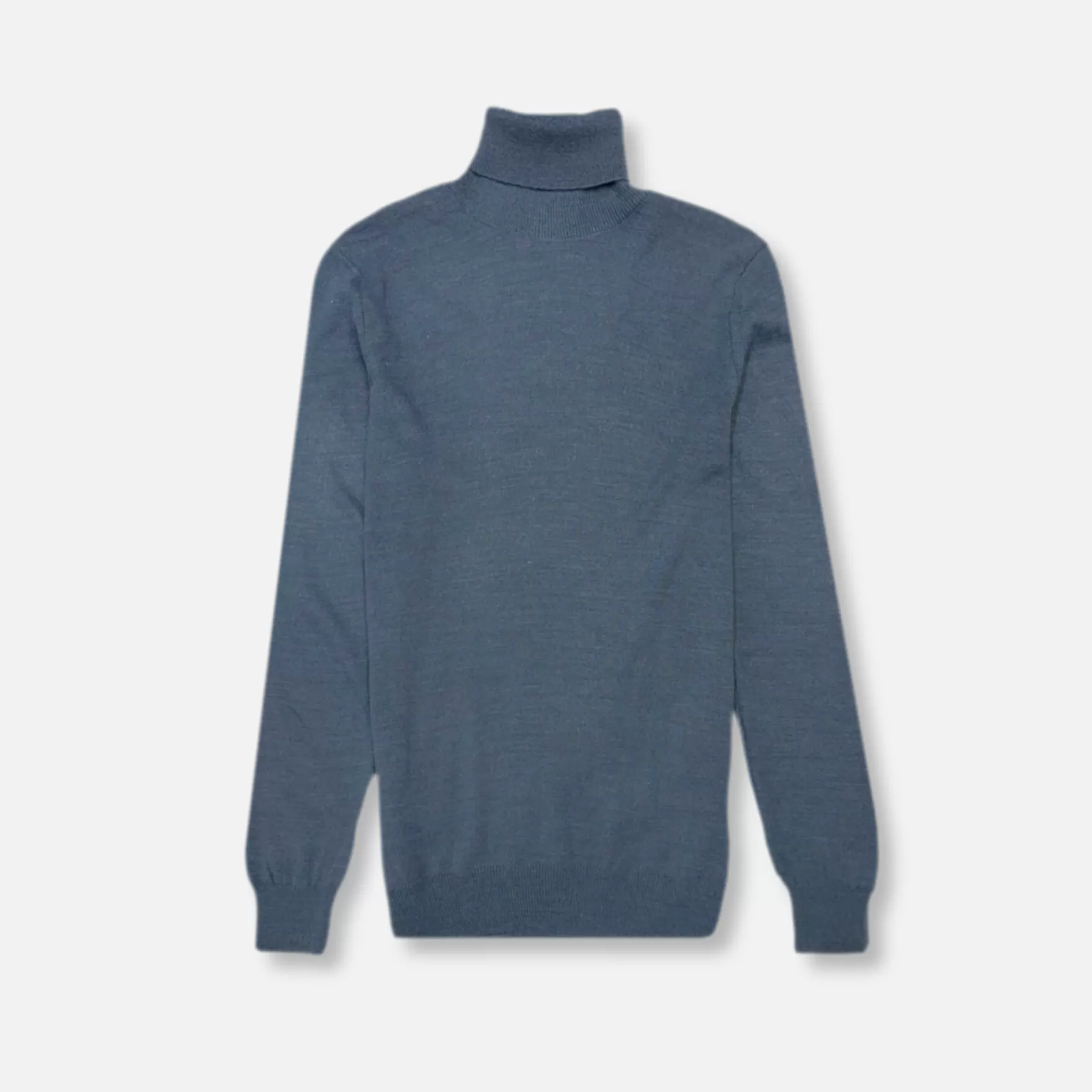 New Edition Fashion Sweaters-Slater Turtleneck Sweater Blue