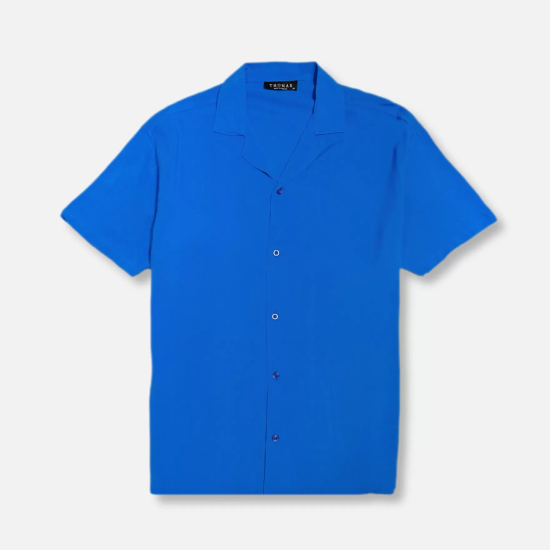 New Edition Fashion Button Downs-Talbert Resort Revere Collar Shirt Blue