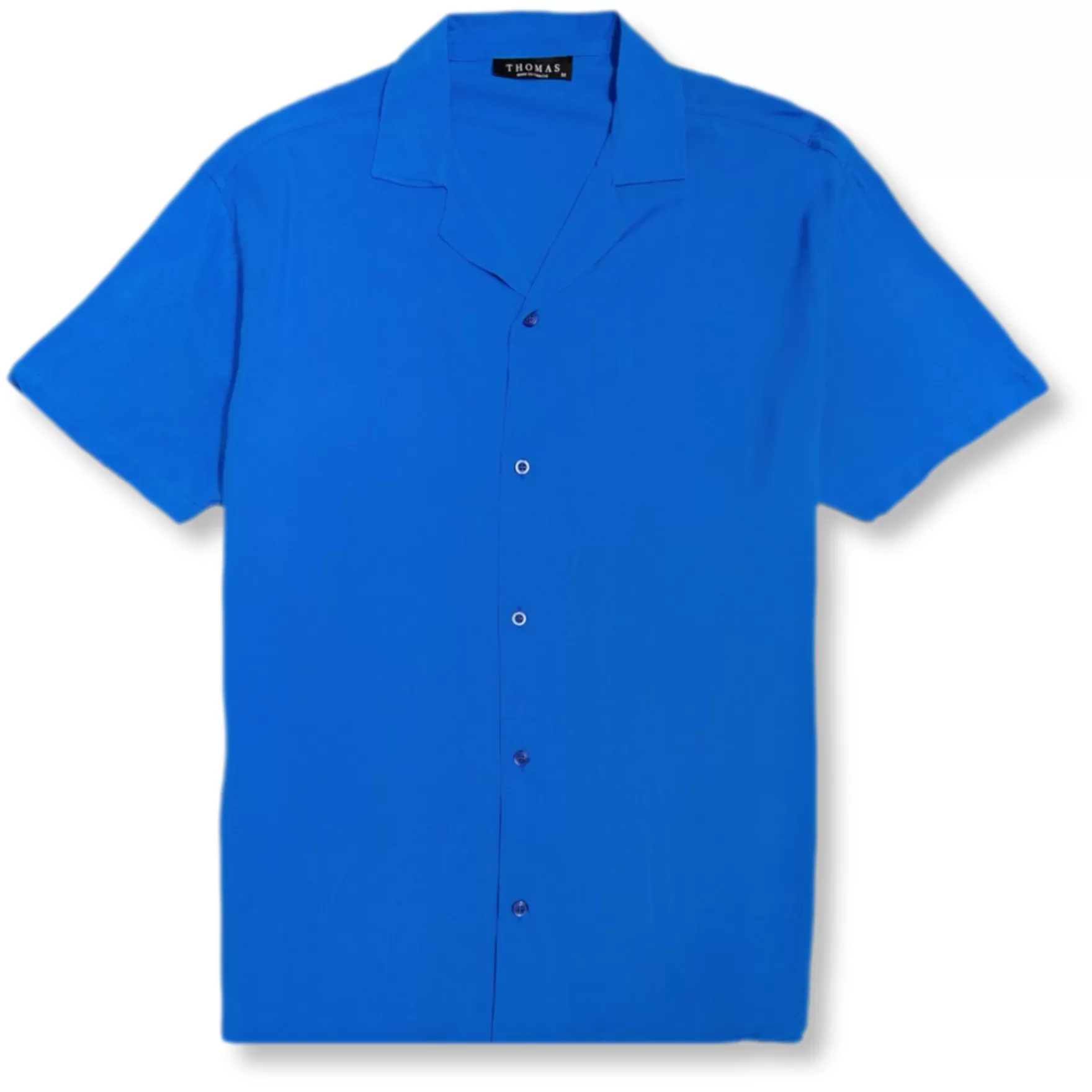 New Edition Fashion Button Downs-Talbert Resort Revere Collar Shirt Blue