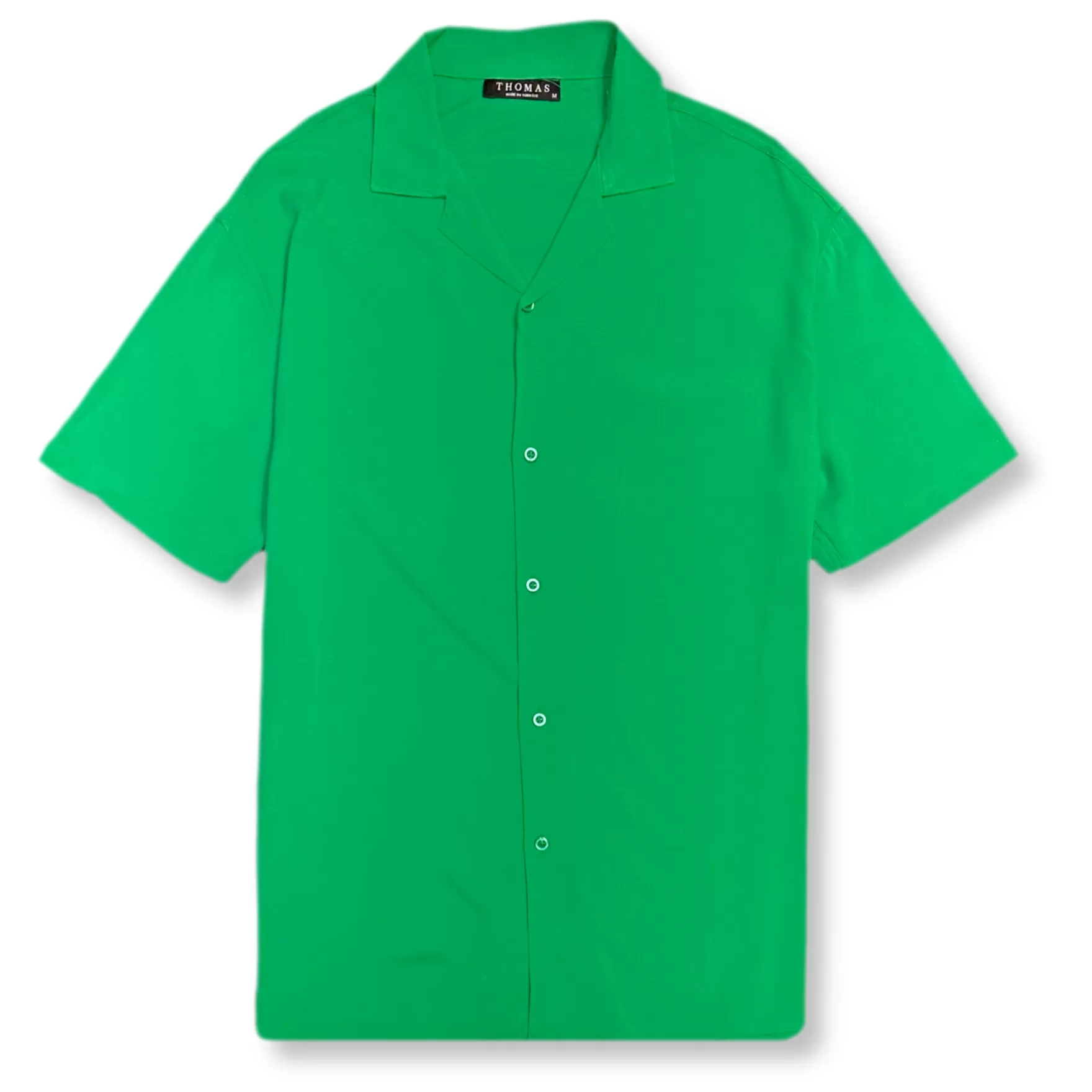 New Edition Fashion Button Downs-Talbert Revere Collar Shirt Green