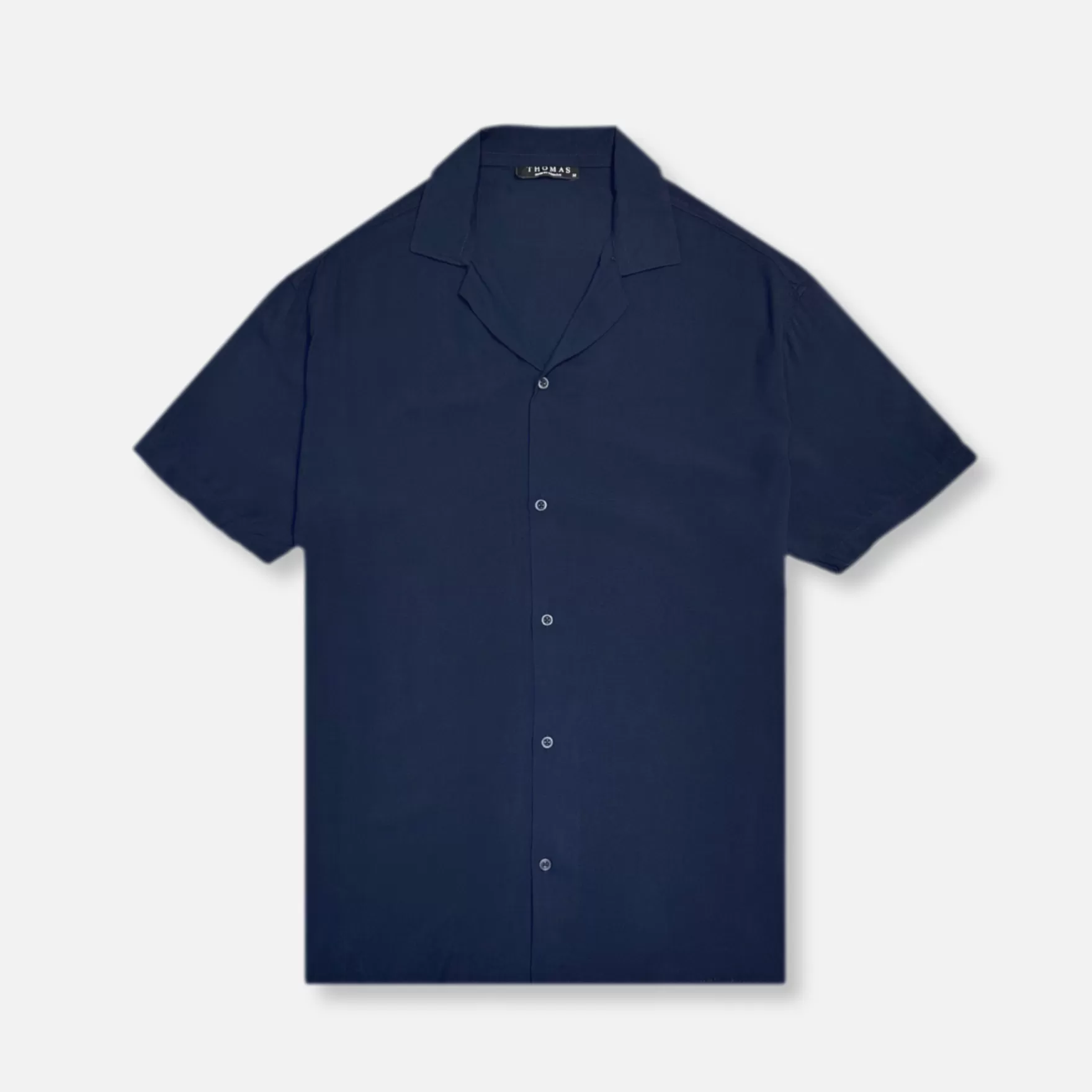 New Edition Fashion Button Downs-Talbert Revere Collar Shirt Navy