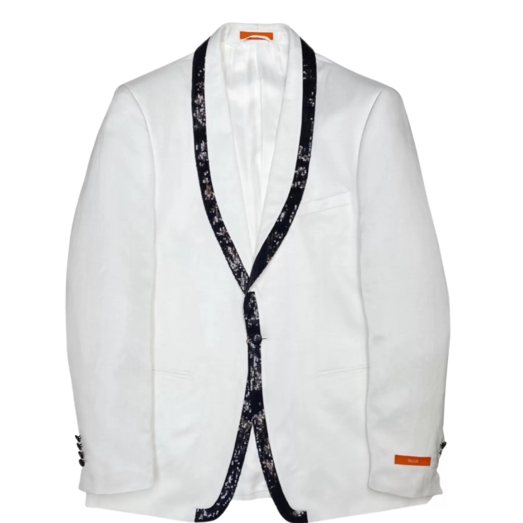 New Edition Fashion Blazers & Sportcoats-Tavarous Sequin Jacket White